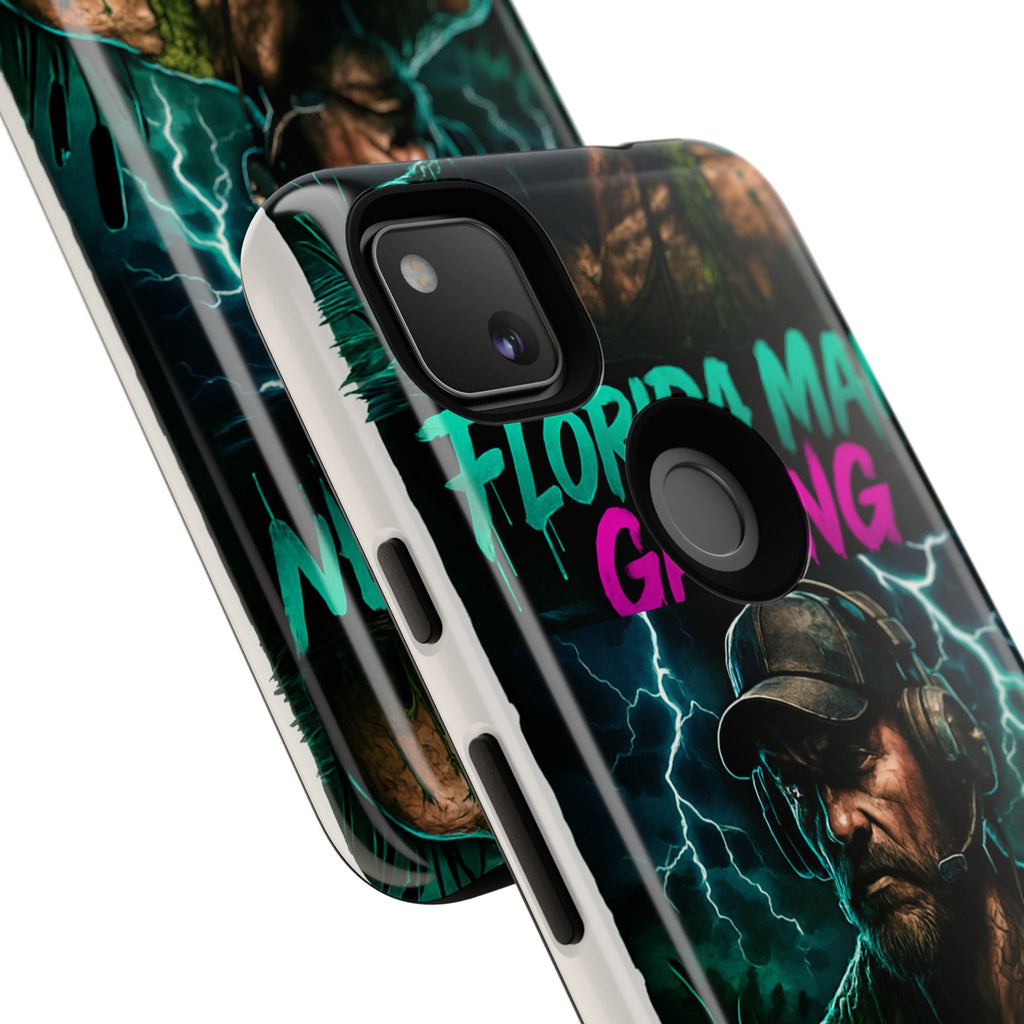 Phone Case - Florida Man Gaming Mascot Rising from the Swamp Tough Case