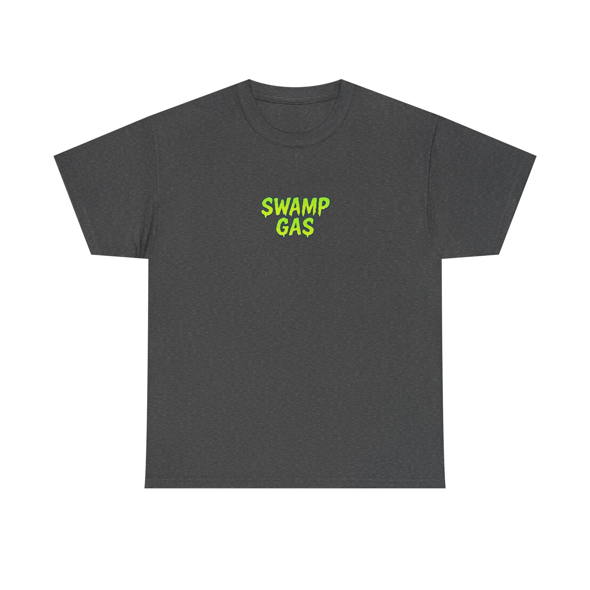 Swamp Gas Monster Unisex Tee, Fun Graphic Shirt, Gift for Monster Lovers, Casual Wear, Halloween Apparel, Youth and Adult Sizes