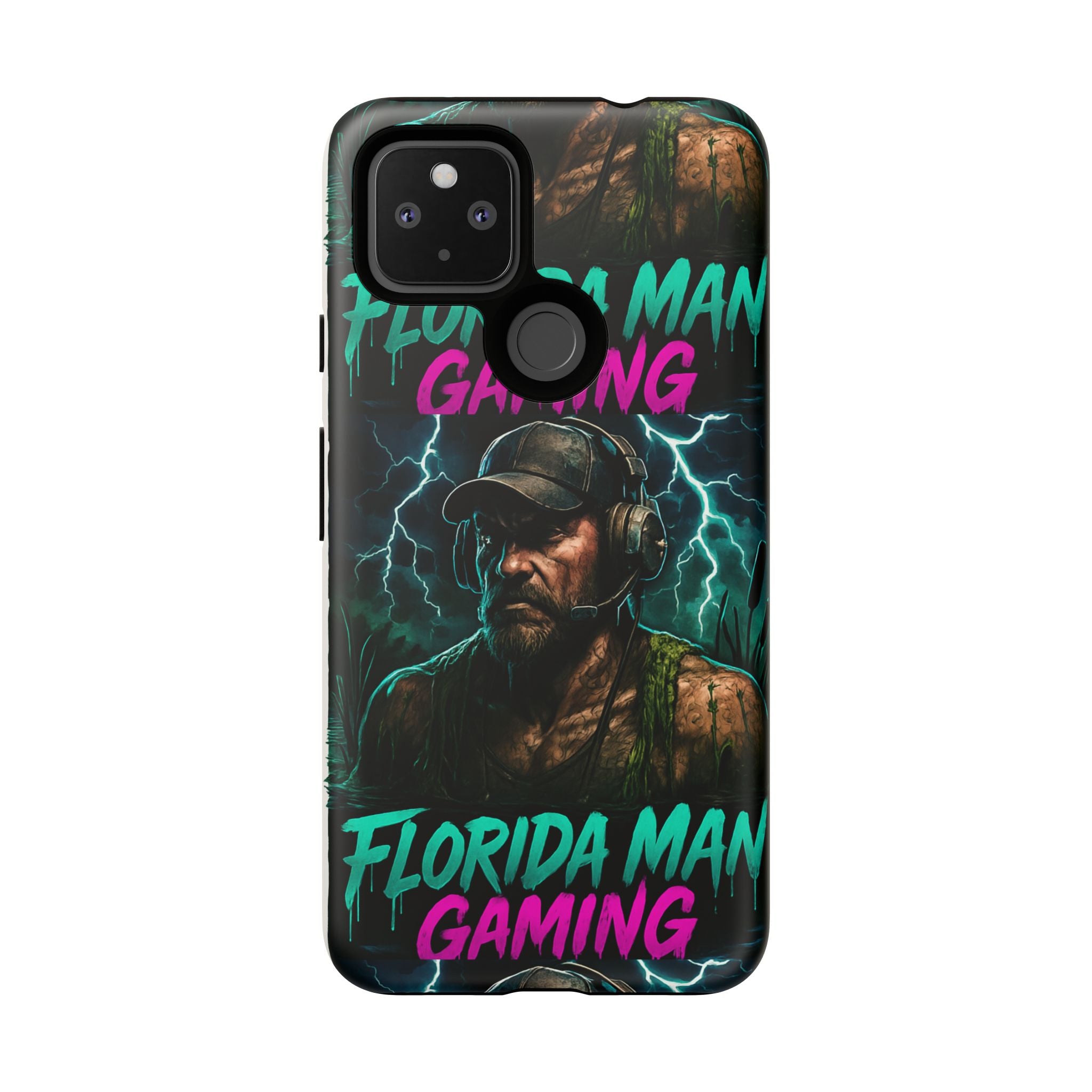 Phone Case - Florida Man Gaming Mascot Rising from the Swamp Tough Case