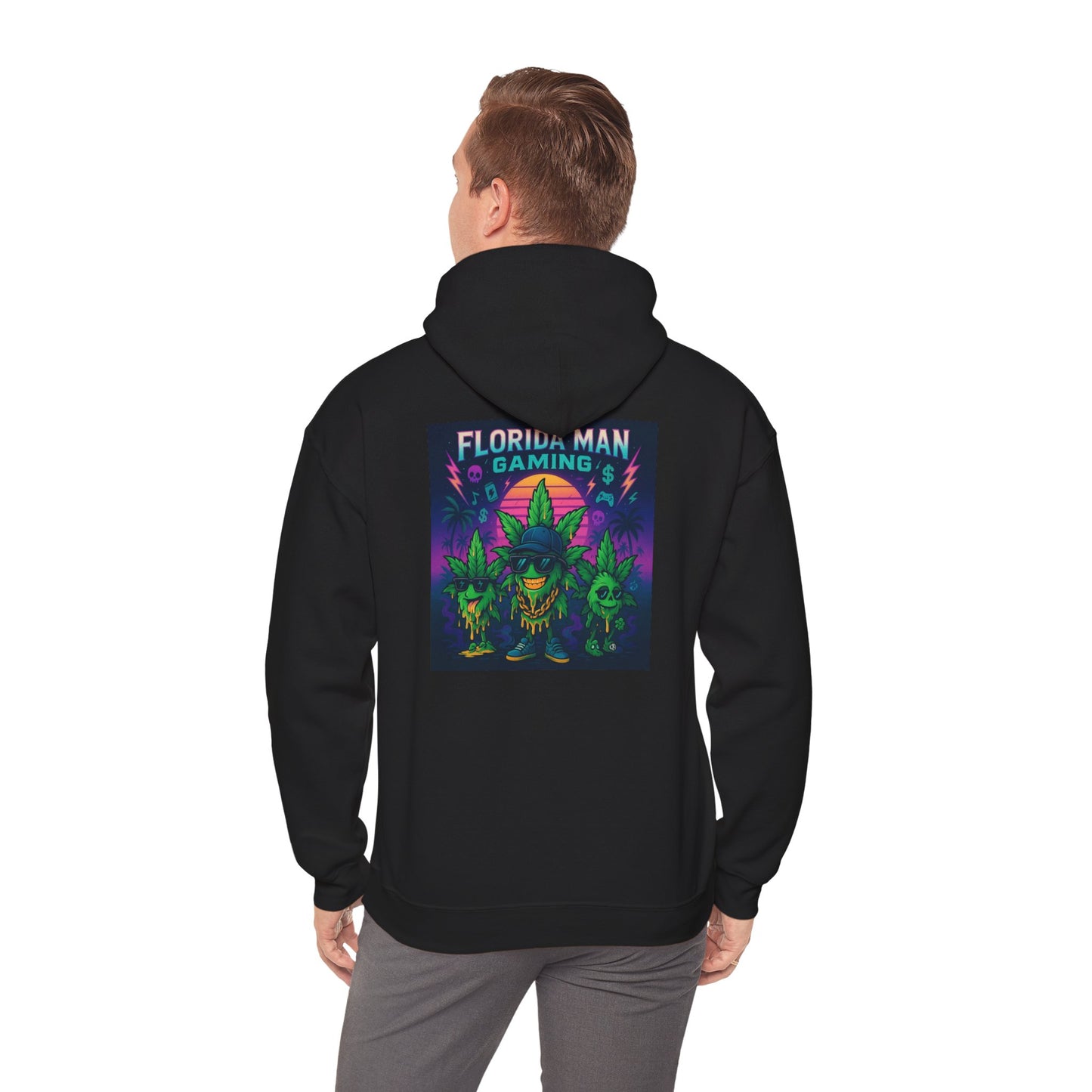Gamer Hooded Sweatshirt with Colorful Monster Design, Unisex Hoodie for Gaming Lovers, Perfect Gift for Birthdays, Cosplay, and Holidays