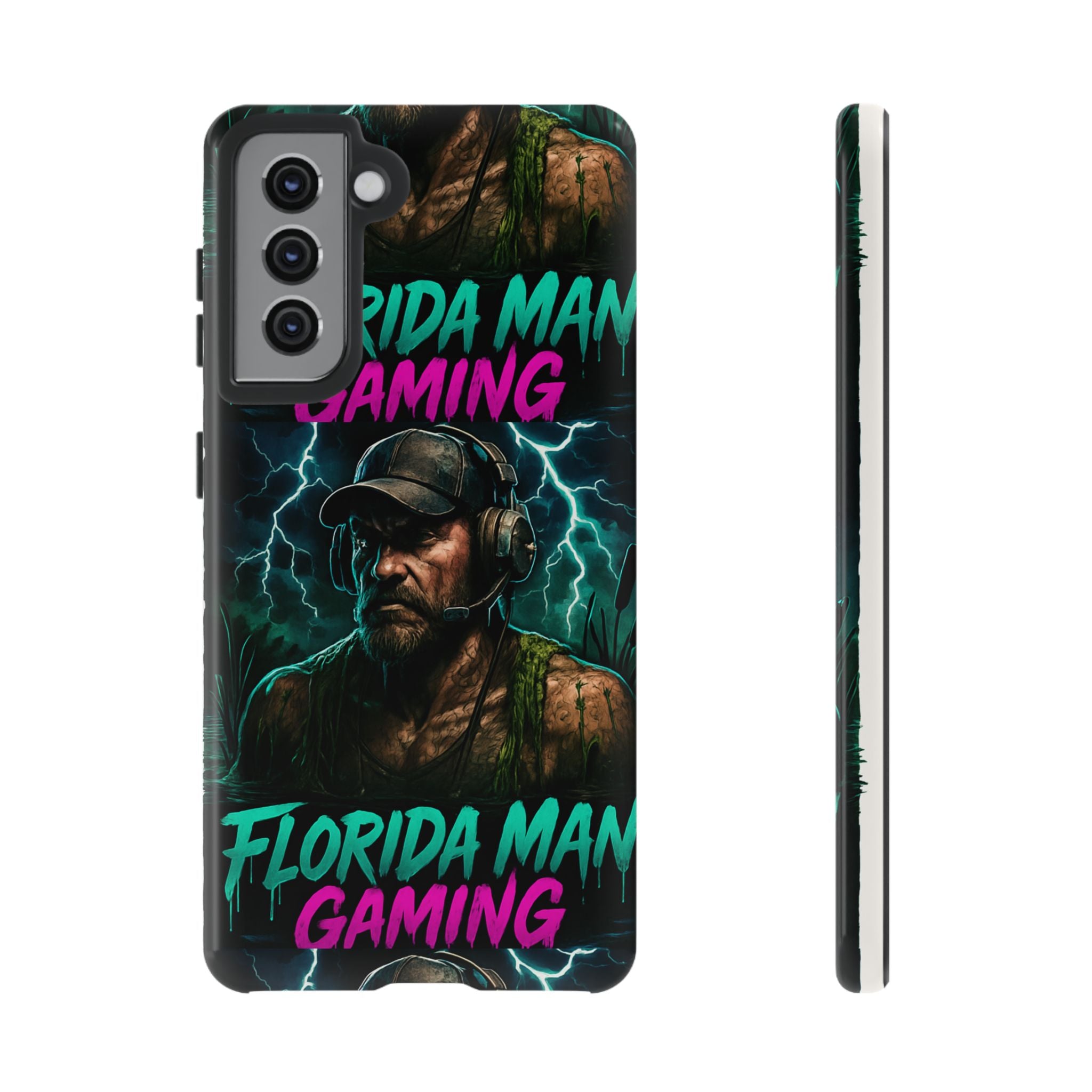 Phone Case - Florida Man Gaming Mascot Rising from the Swamp Tough Case