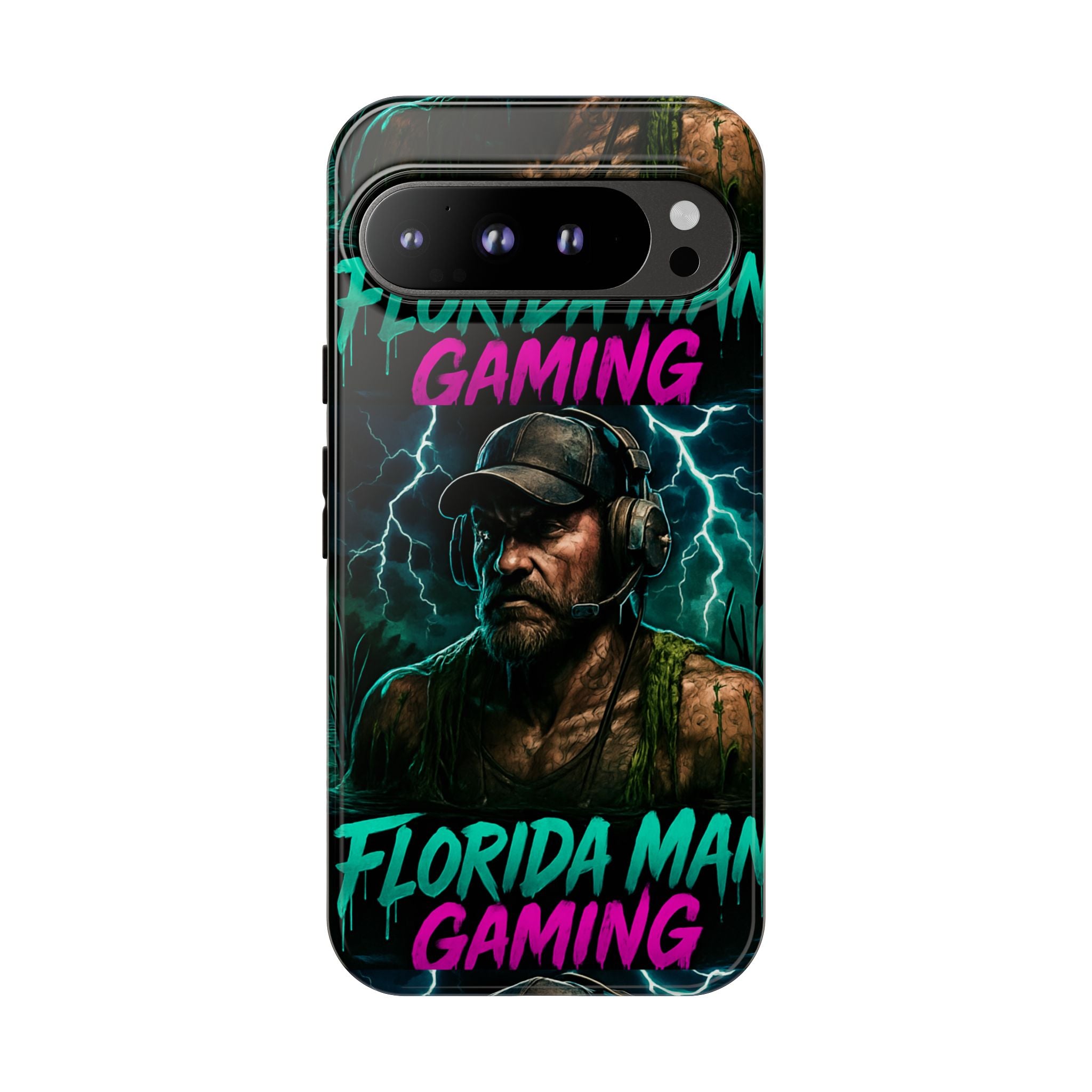 Phone Case - Florida Man Gaming Mascot Rising from the Swamp Tough Case