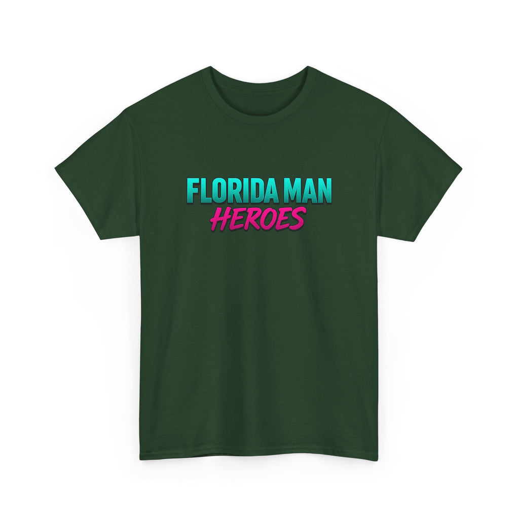 Florida Man Heroes Unisex Tee | Fun Graphic Shirt, Unique Gift, Florida Pride, Casual Style, Funny Tee
