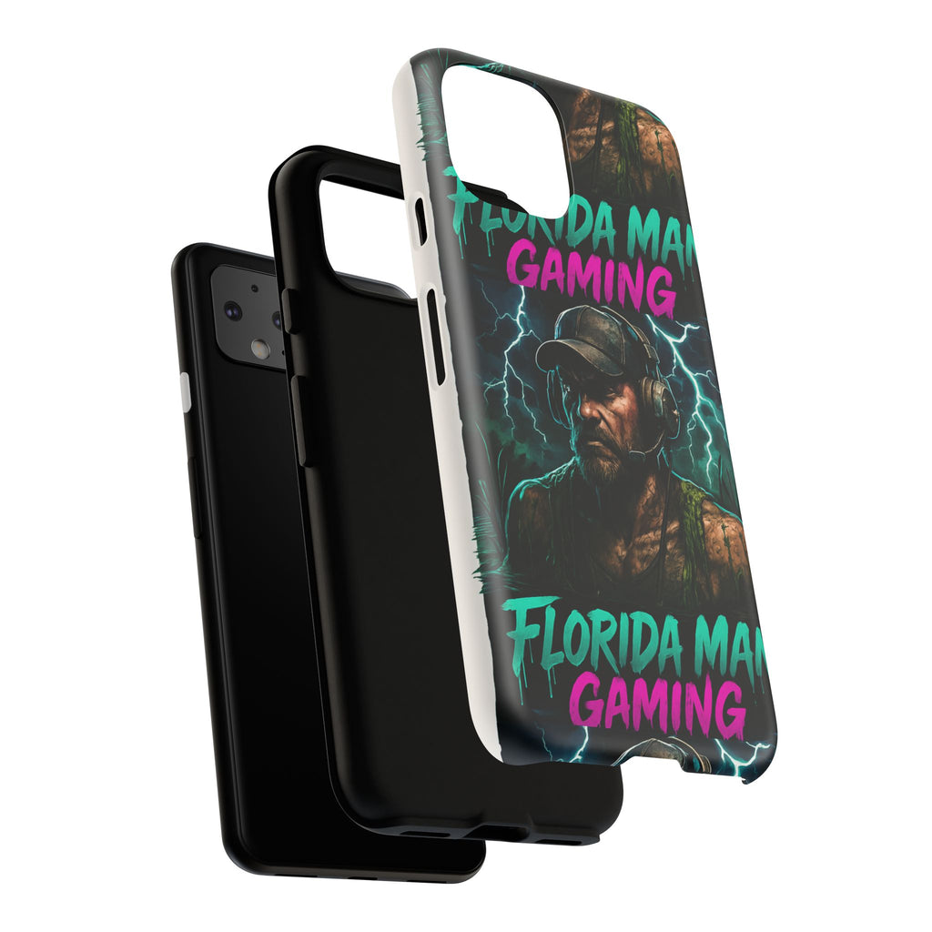 Phone Case - Florida Man Gaming Mascot Rising from the Swamp Tough Case
