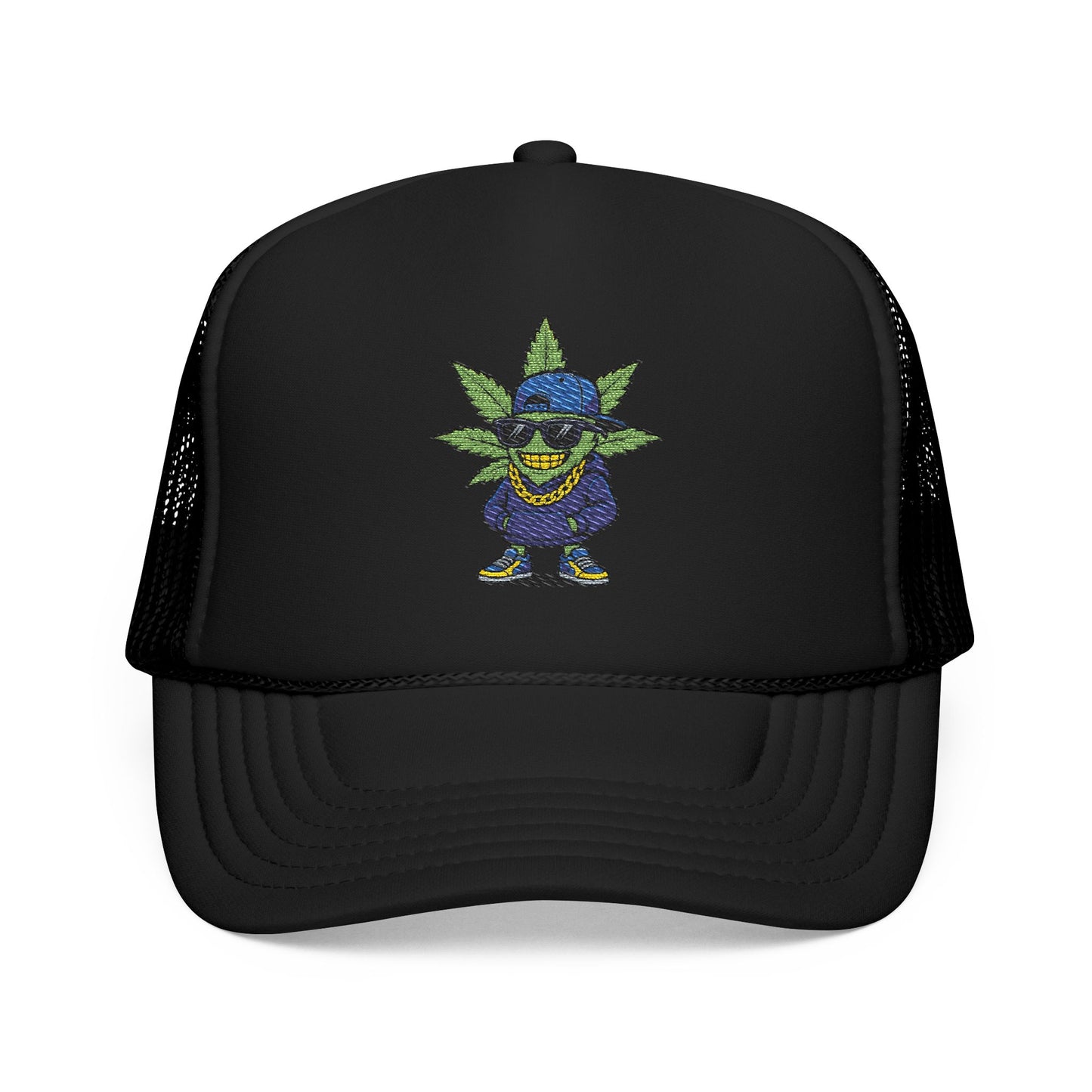 Cool Embroidered Foam Trucker Hat for Trendsetters, Everyday Style, Gift for Him, Outdoor Activities, Unique Streetwear