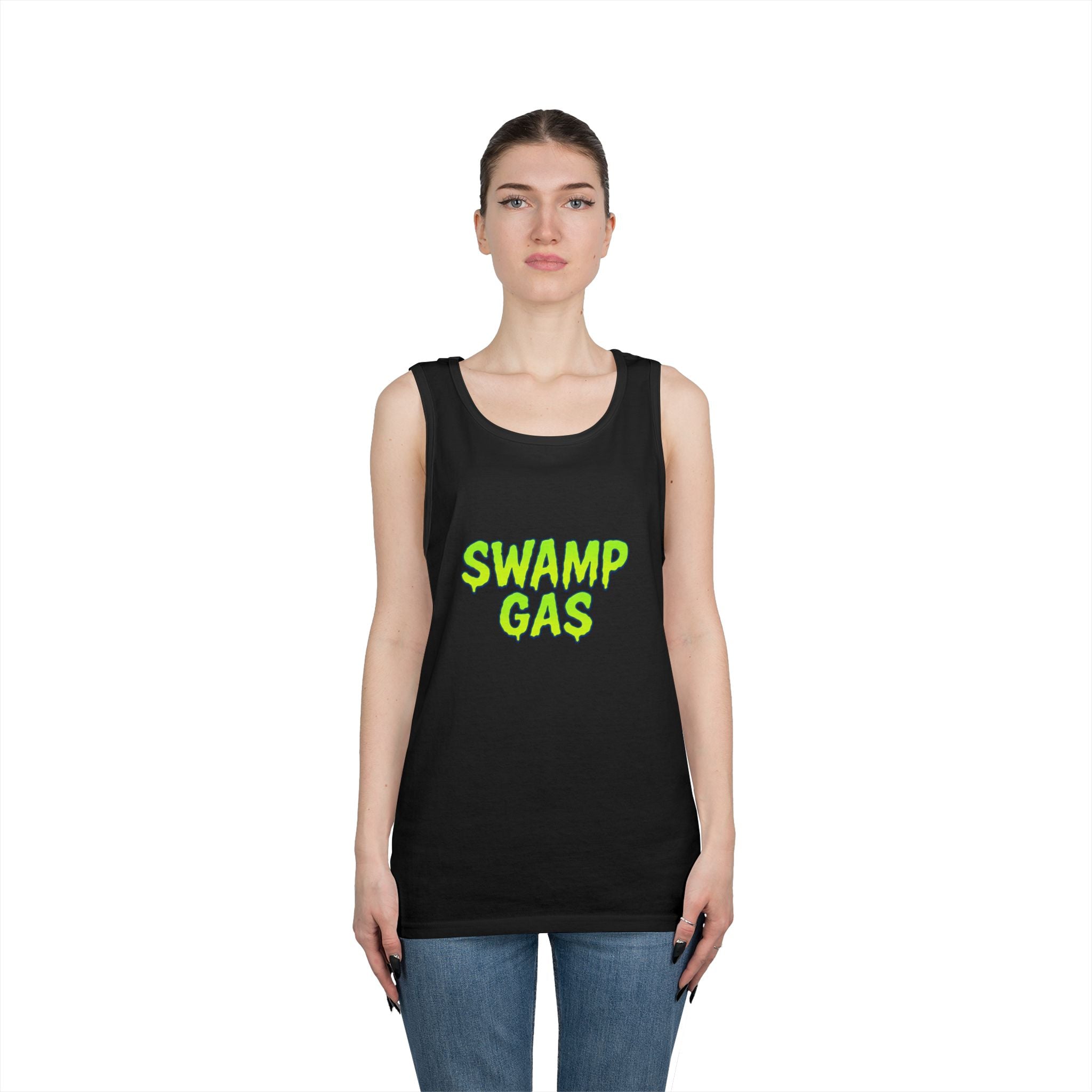 Swamp Gas Unisex Heavy Cotton Tank Top - Fun Summer Wear, Gift for Nature Lovers, Casual Beach Outfit, Eco-Friendly Apparel, Unique [...]