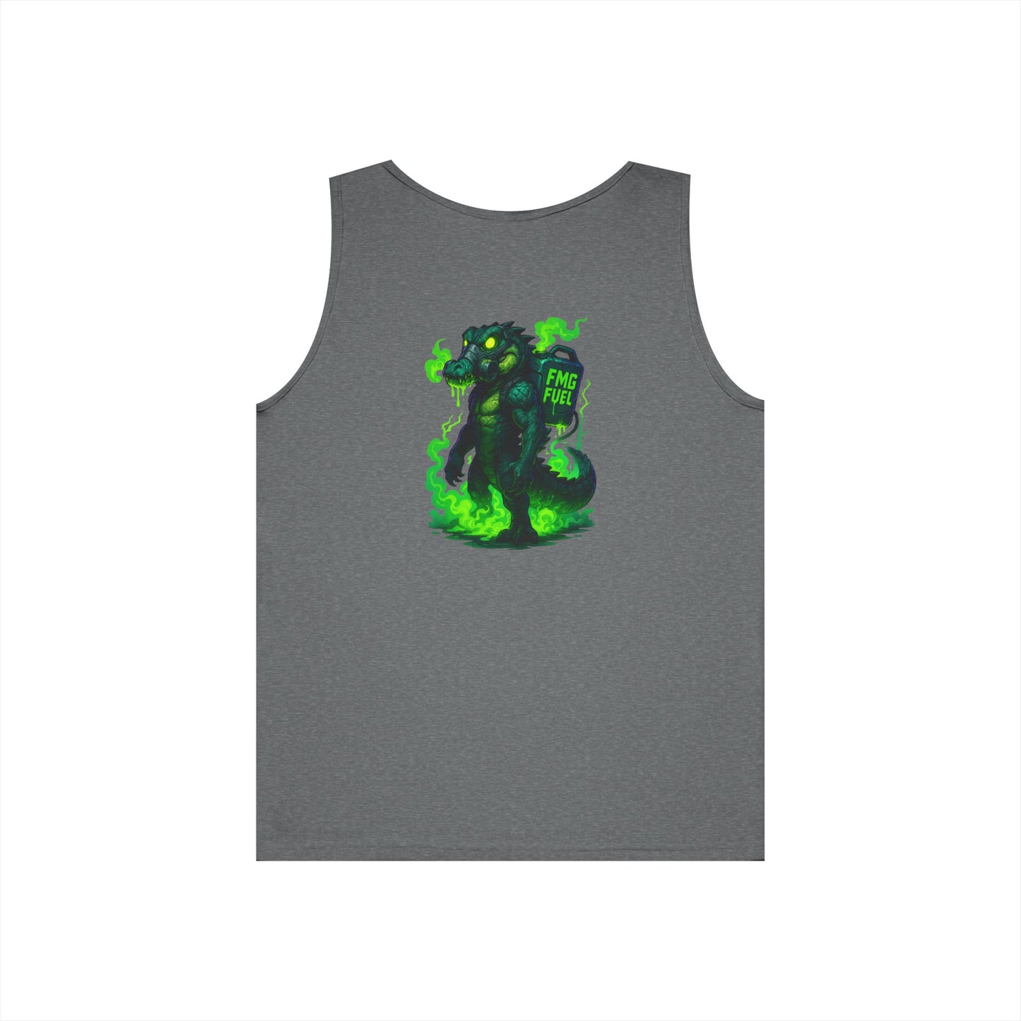 Swamp Gas Unisex Heavy Cotton Tank Top, Funny Summer Shirt, Graphic Muscle Tee, Casual Wear, Gift for Monster Lovers