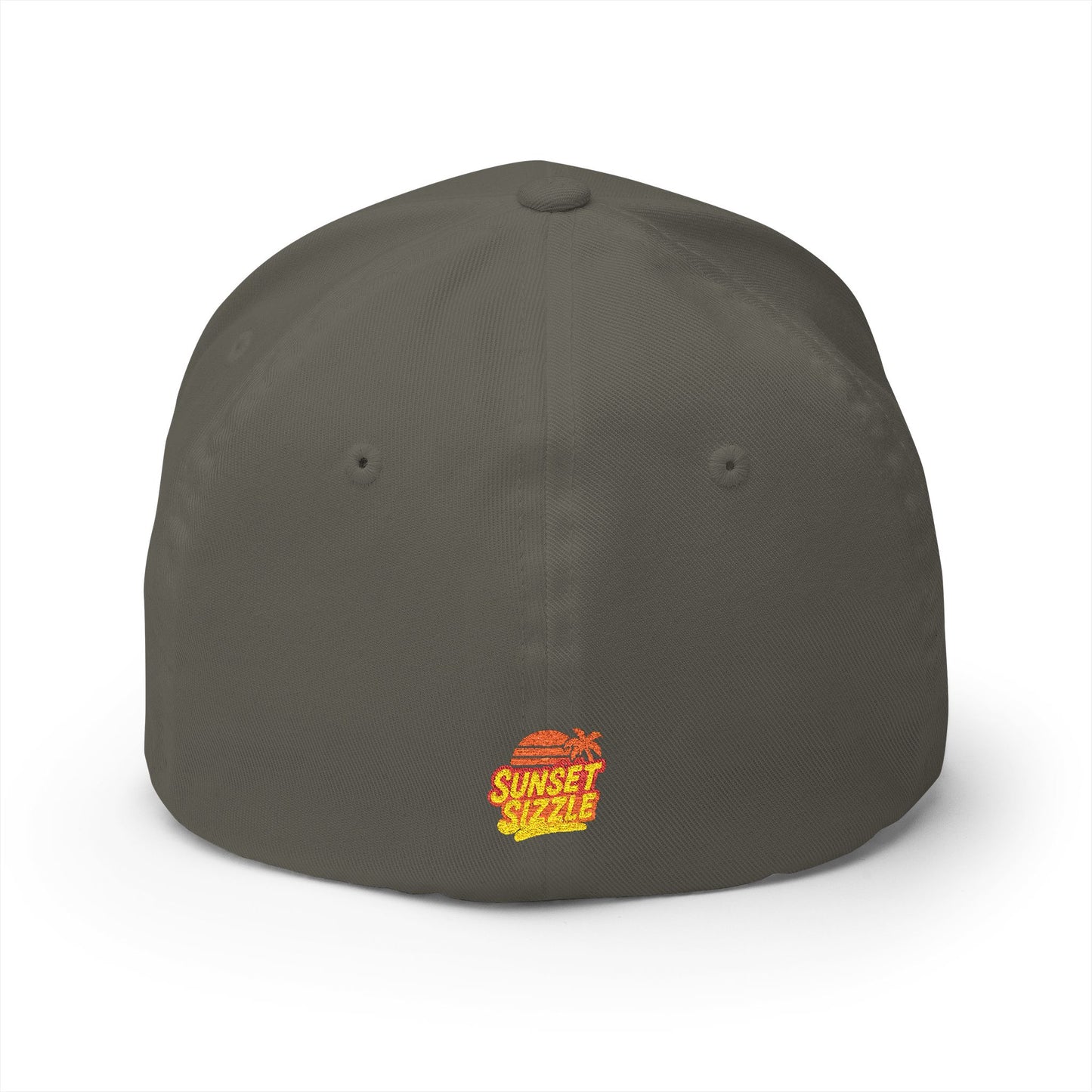 Cap - Sunset Sizzle Embroidery Design - Vaporwave Streetwear