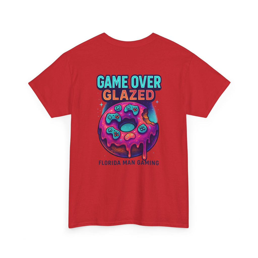 Gaming Graphic Tee for Retro Fun Lovers, Perfect for Gifts, Casual Wear, Gaming Events, Game Over Design
