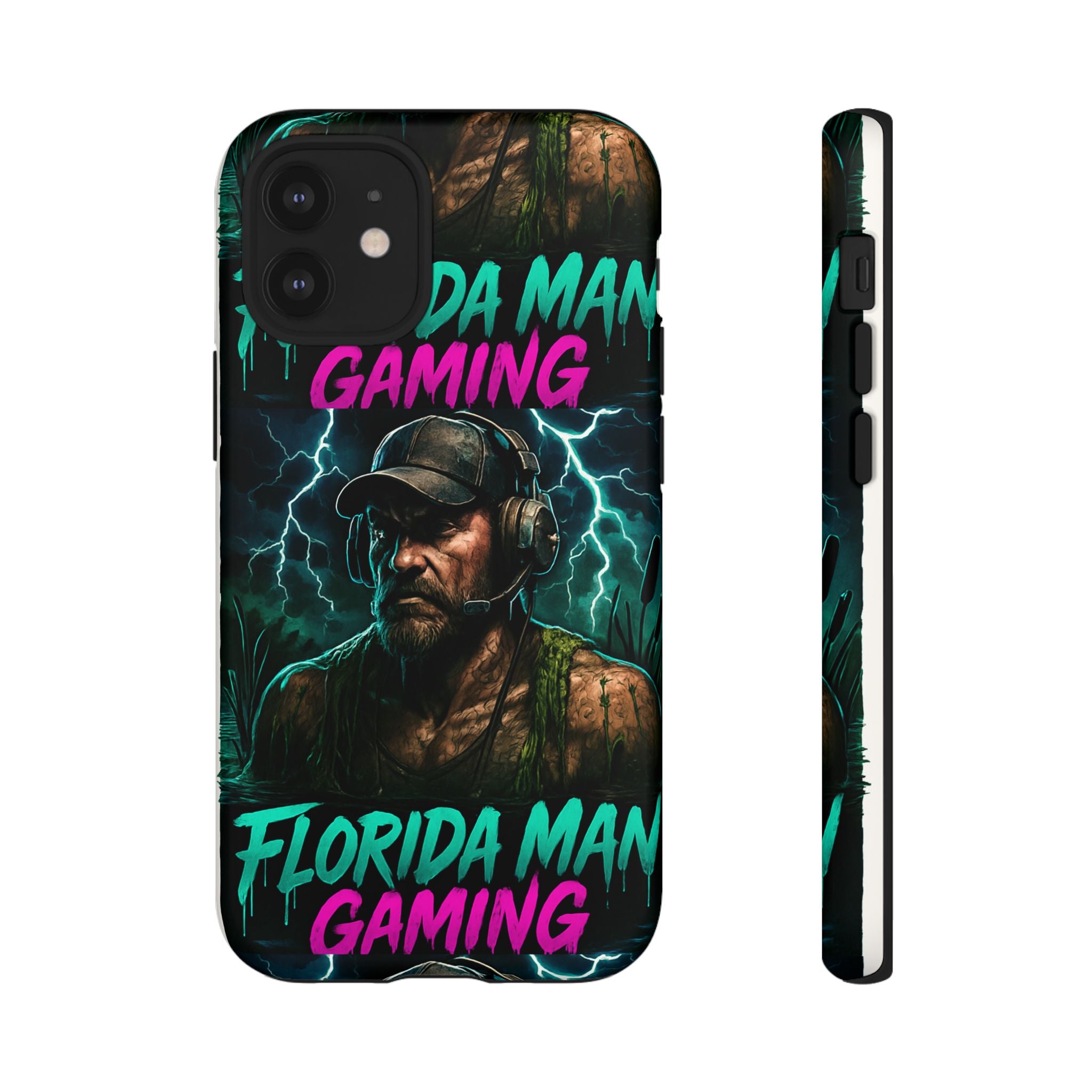 Phone Case - Florida Man Gaming Mascot Rising from the Swamp Tough Case