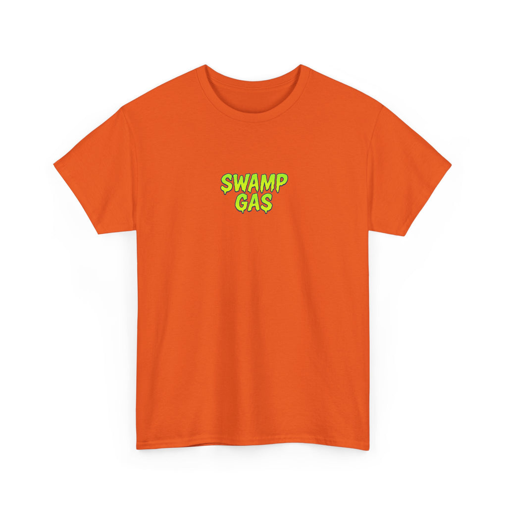 Swamp Gas Monster Unisex Tee, Fun Graphic Shirt, Gift for Monster Lovers, Casual Wear, Halloween Apparel, Youth and Adult Sizes