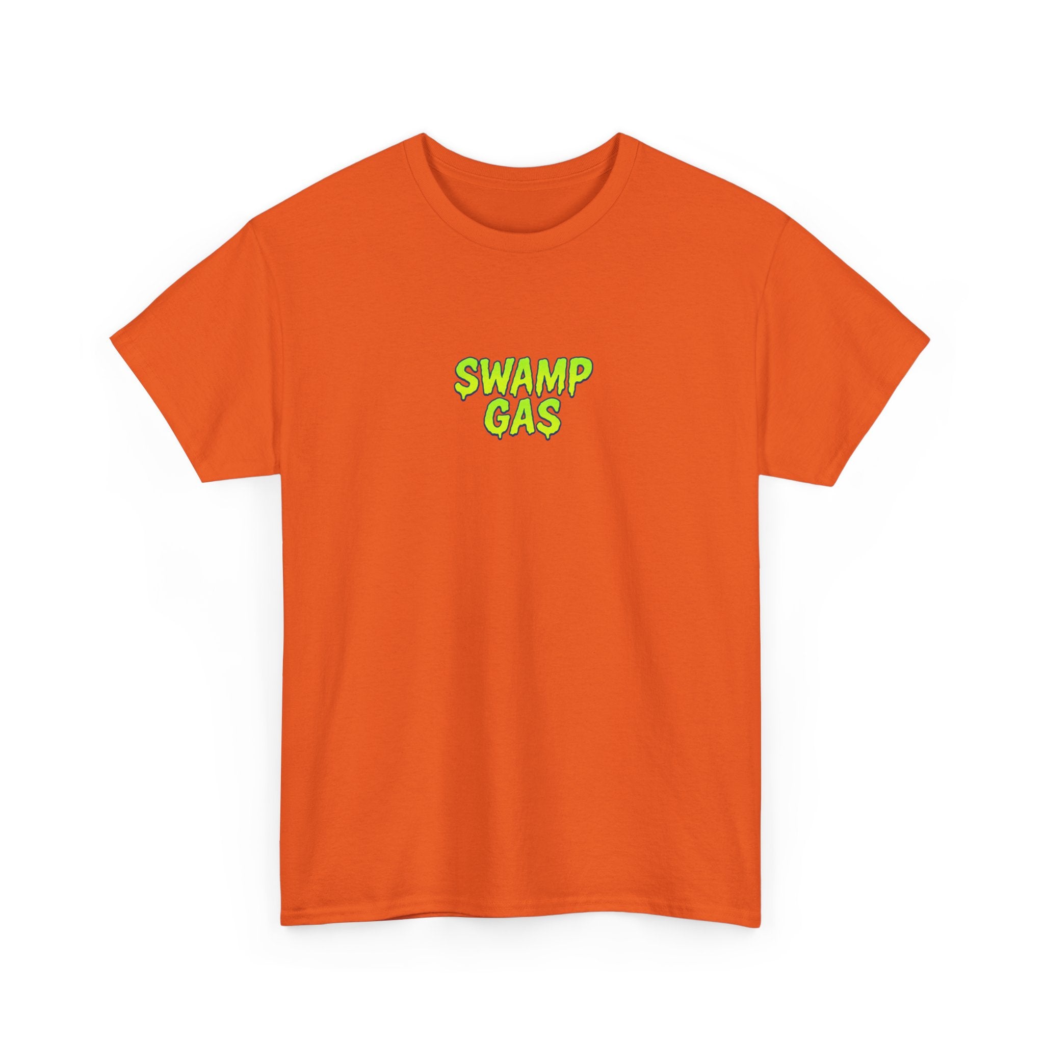 Swamp Gas Monster Unisex Tee, Fun Graphic Shirt, Gift for Monster Lovers, Casual Wear, Halloween Apparel, Youth and Adult Sizes