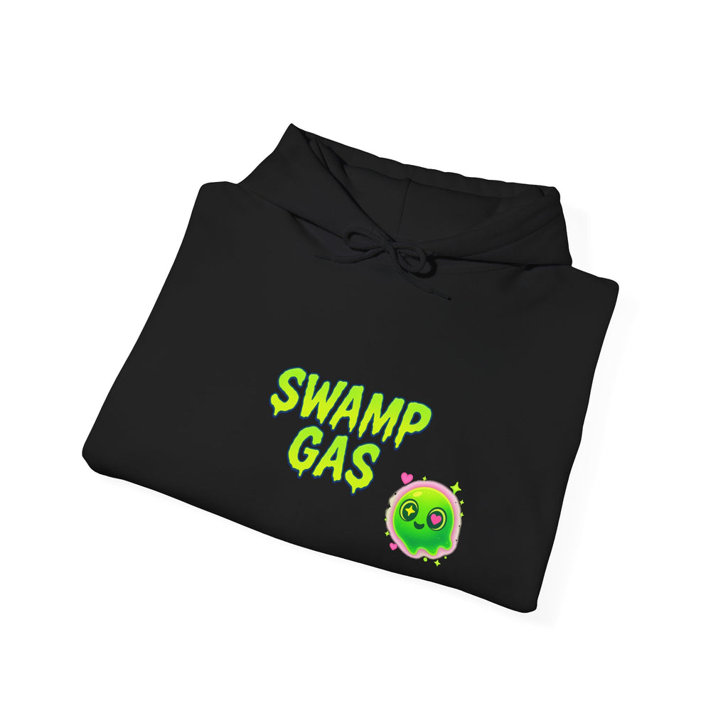 Cute Swamp Gas Hoodie, Unisex Sweatshirt, Gamer Gift, Green Slime Hoodie, Fun Casual Outfit, Halloween Costume