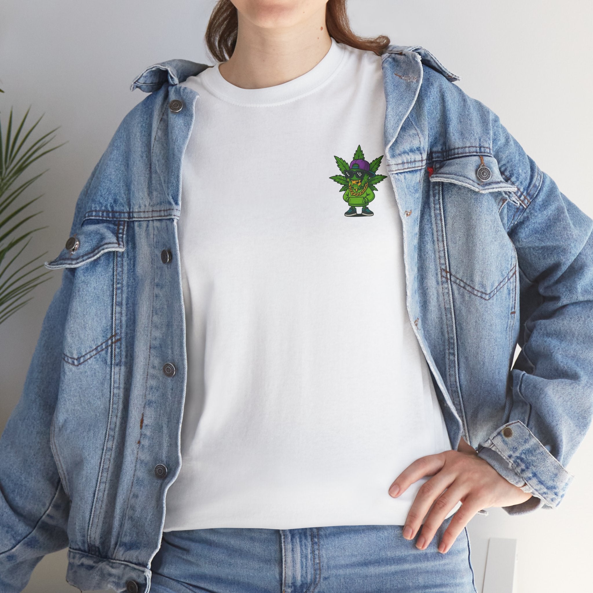 Cool Cannabis Vibe Unisex Tee - Stoner Gift, Weed Lovers Shirt, Hip Hop Style Tee, Indoor/Outdoor Wear, Party Wear