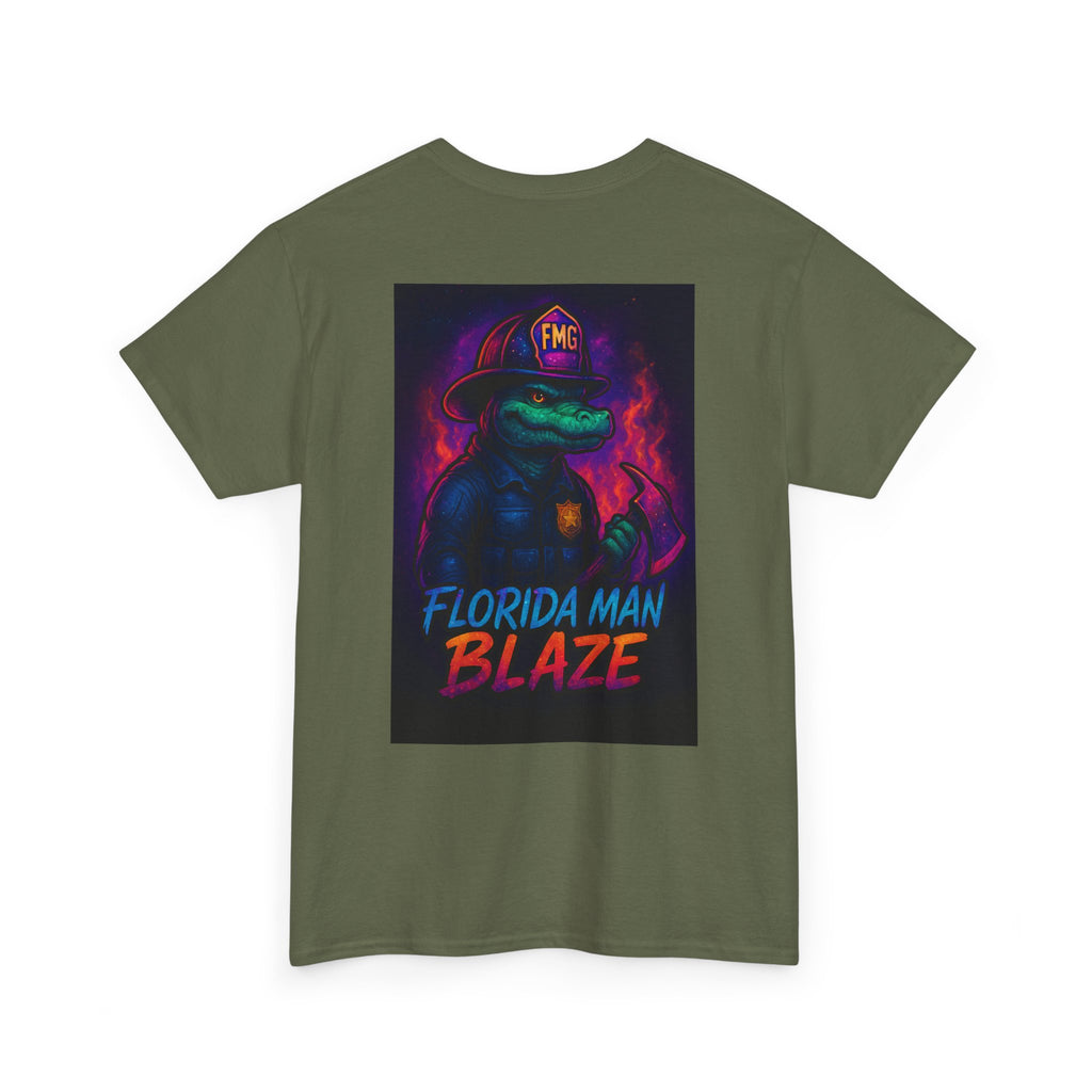 Florida Man Heroes Tee - Unisex Cotton T-Shirt, Funny Gift, Casual Wear, Unique Design, Quirky Florida Apparel