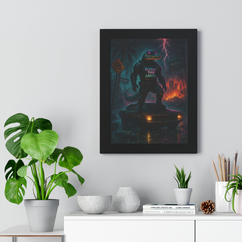 Framed Vertical Poster