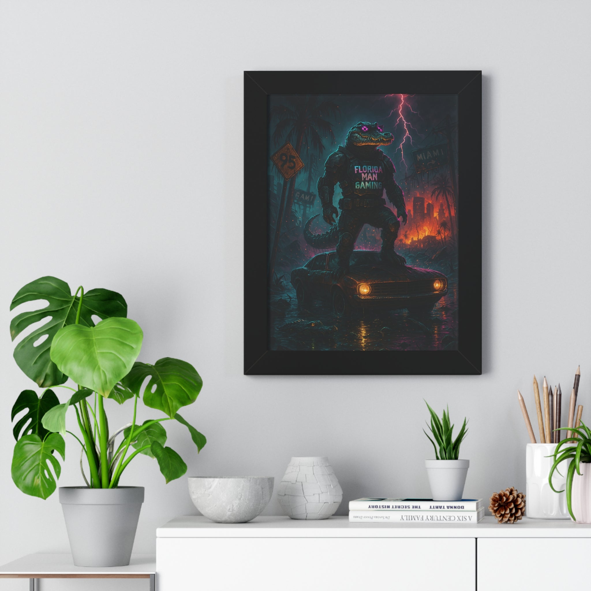 Framed Vertical Poster