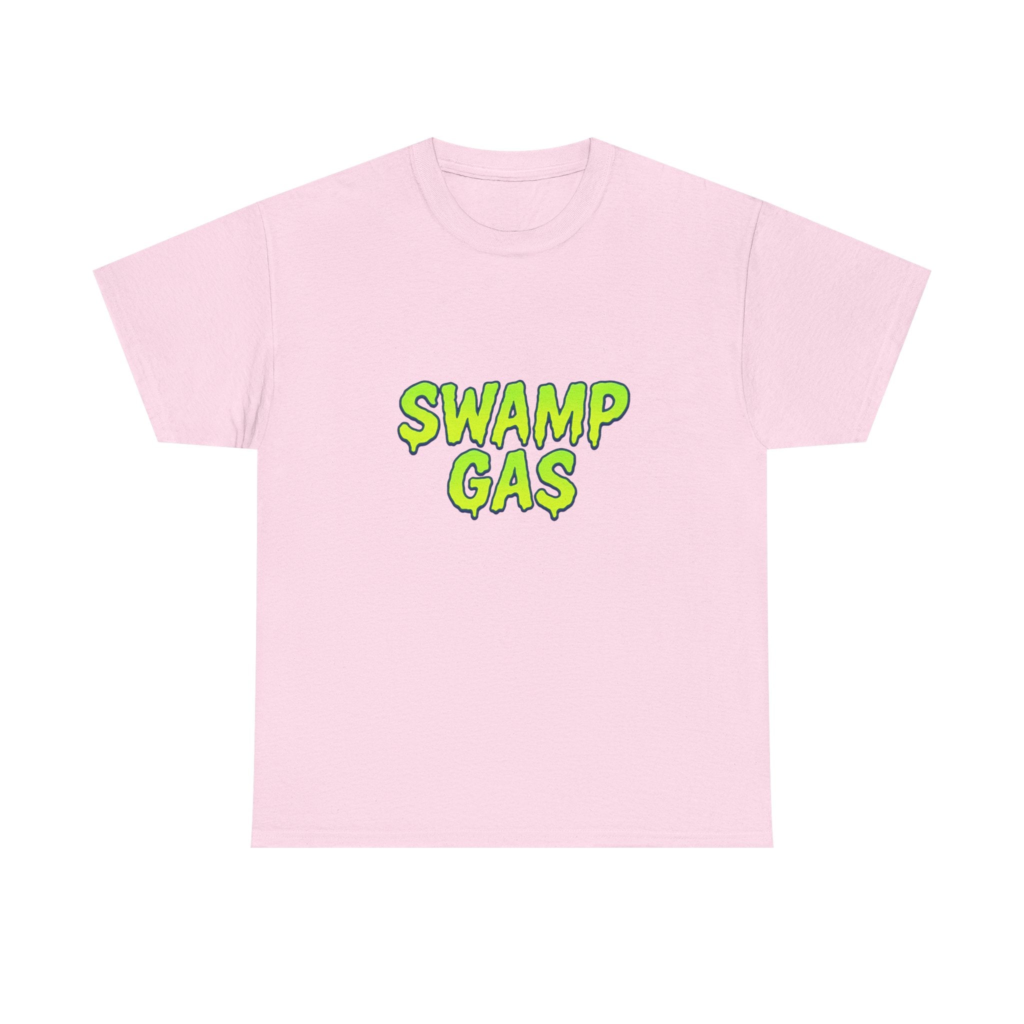 Swamp Gas Unisex Heavy Cotton Tee - Fun Graphic T-Shirt for Festivals, Parties, Gifts, Casual Wear, Retro Style