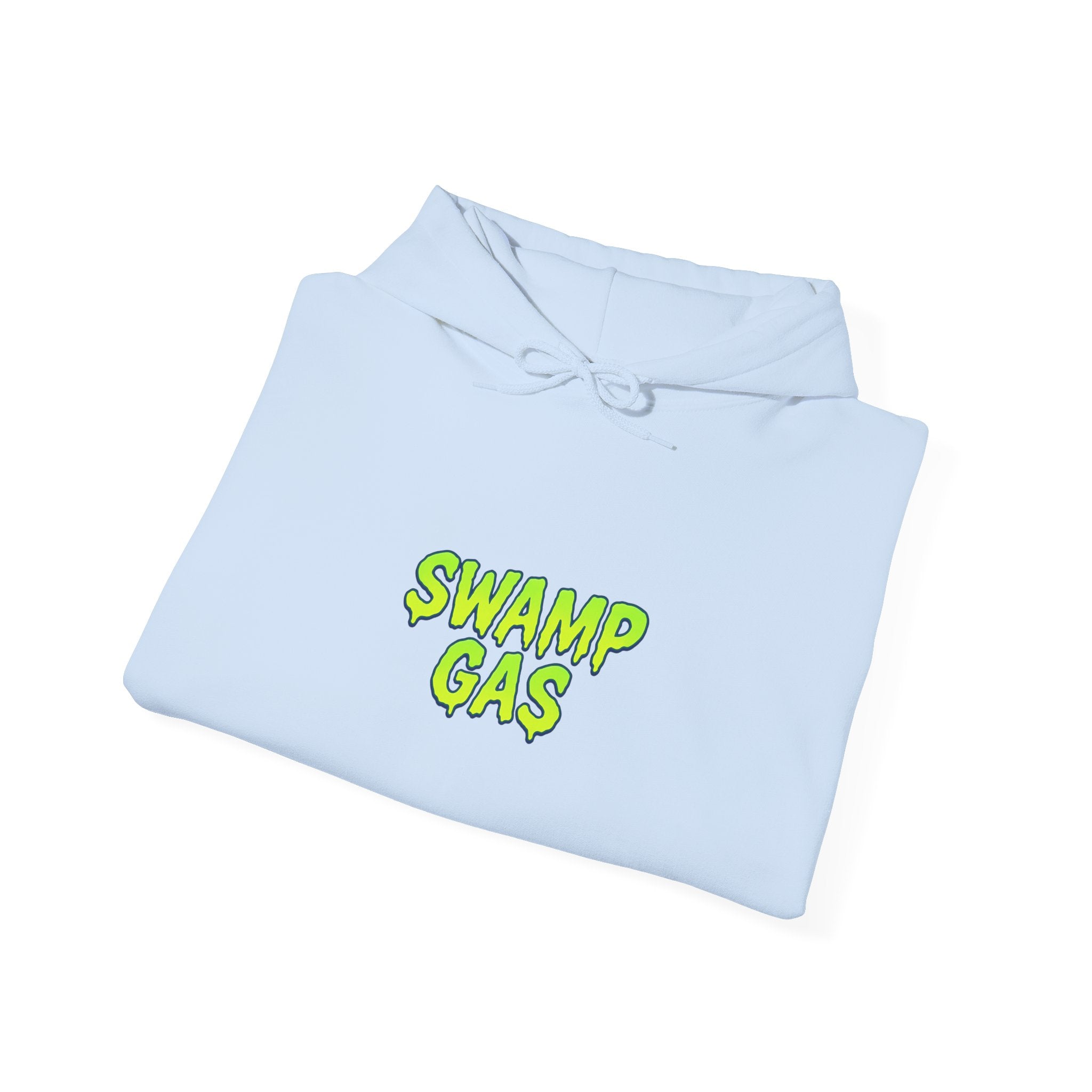 Swamp Gas Unisex Hoodie, Fun Graphic Sweatshirt, Gift for Halloween, Unique Streetwear, Cozy Layering Piece
