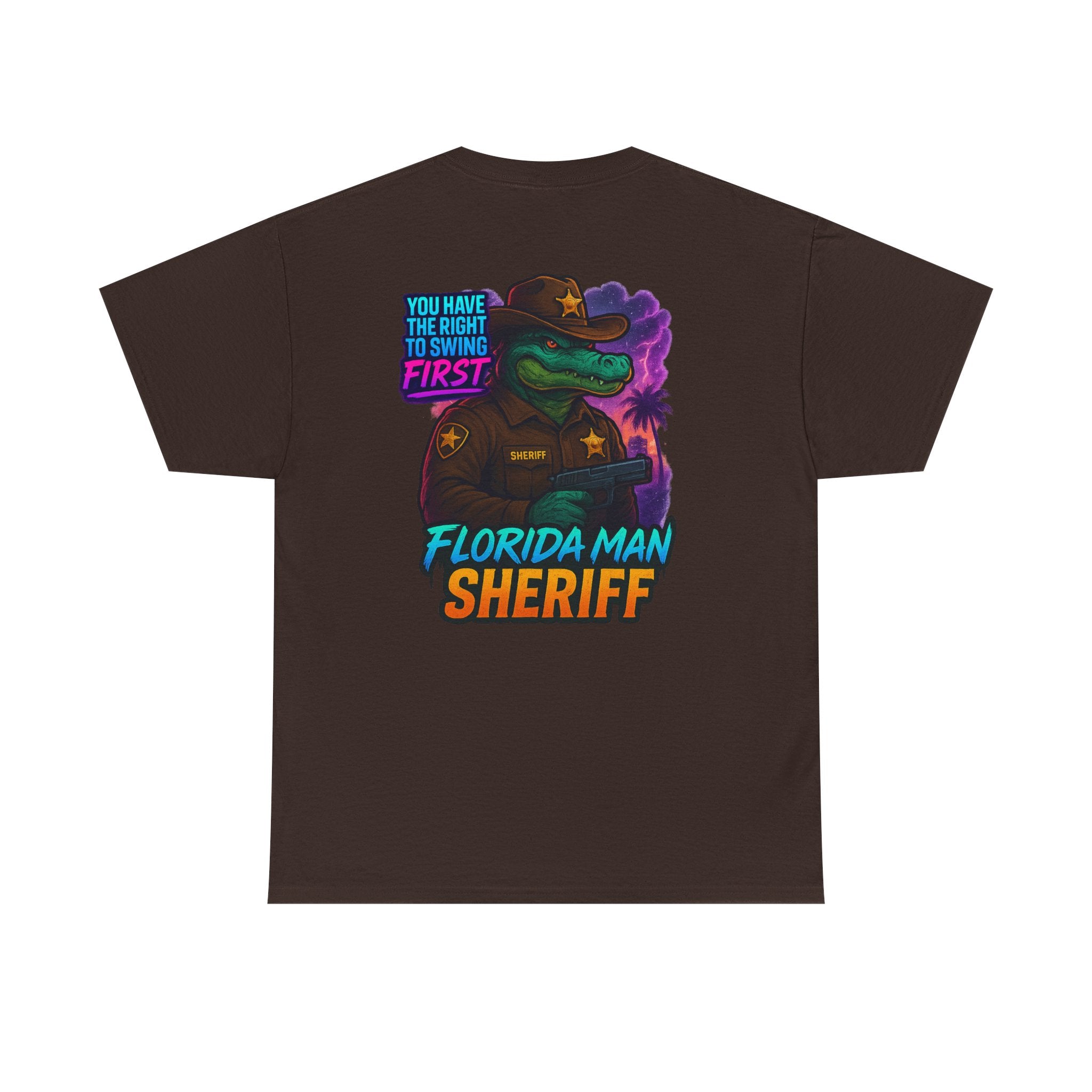 Florida Man Sheriff Tee - Fun Unisex Cotton T-Shirt, Graphic Tee for Florida Lovers, Gift for Dads, Unique Humor Shirt, Casual Wear