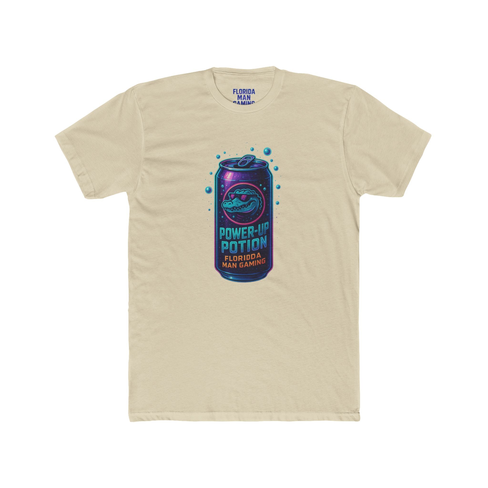 Florida Man Crew Tee: Gaming Humor Shirt, Fun Gift for Gamers, Unisex Tee for Parties, Retro Style Casual Wear, Unique Birthday Present