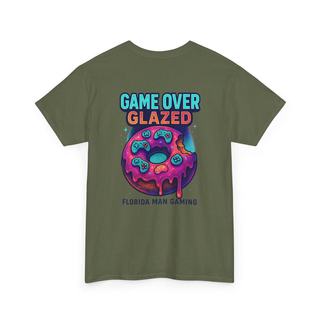 Gaming Graphic Tee for Retro Fun Lovers, Perfect for Gifts, Casual Wear, Gaming Events, Game Over Design