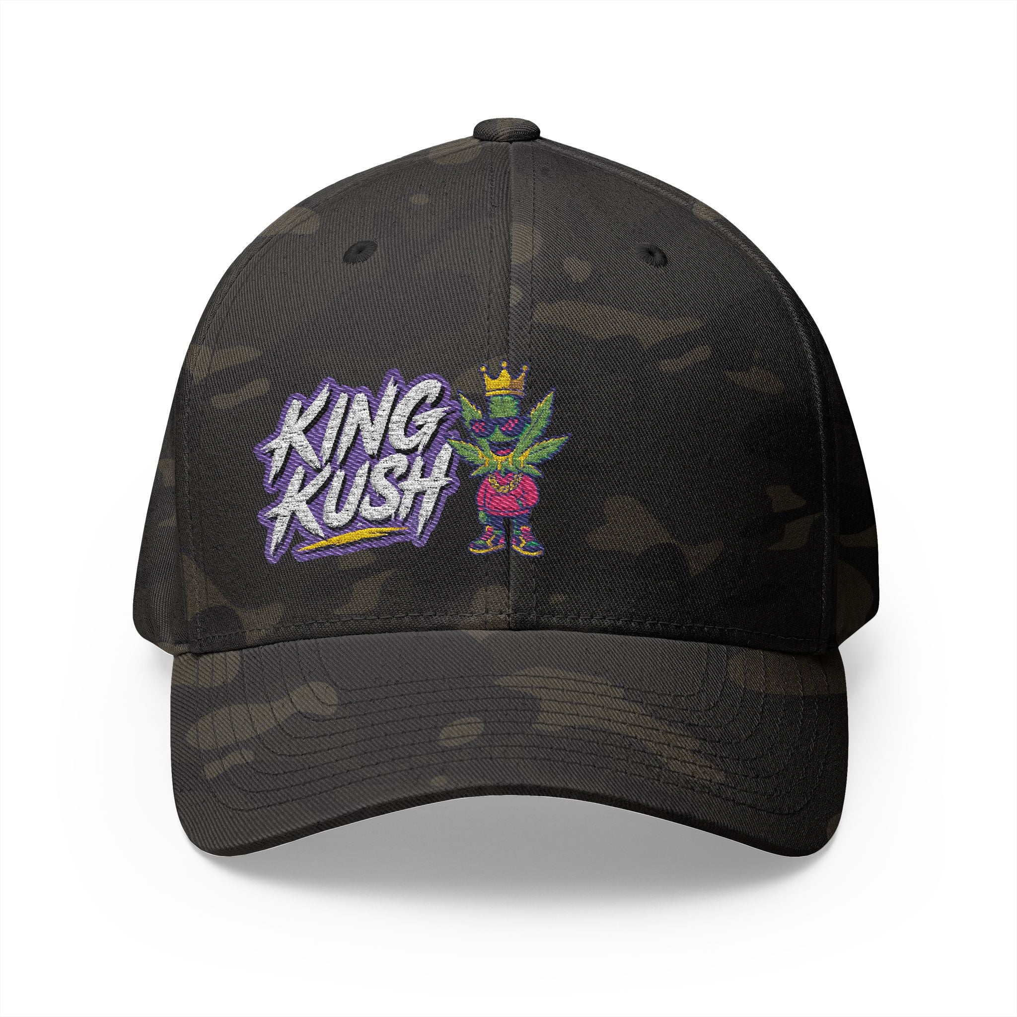 King Rush Embroidered Cap, Fun Gift for Gamers, Casual Streetwear, Fashion Accessories, Birthday Present, Outdoor Activities