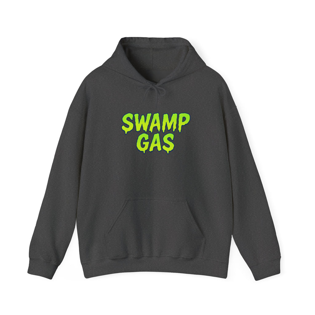 Swamp Gas Unisex Hoodie, Funny Graphic Sweatshirt, Eco-Friendly Apparel, Comfortable Casual Wear, Perfect for Fall Fashion