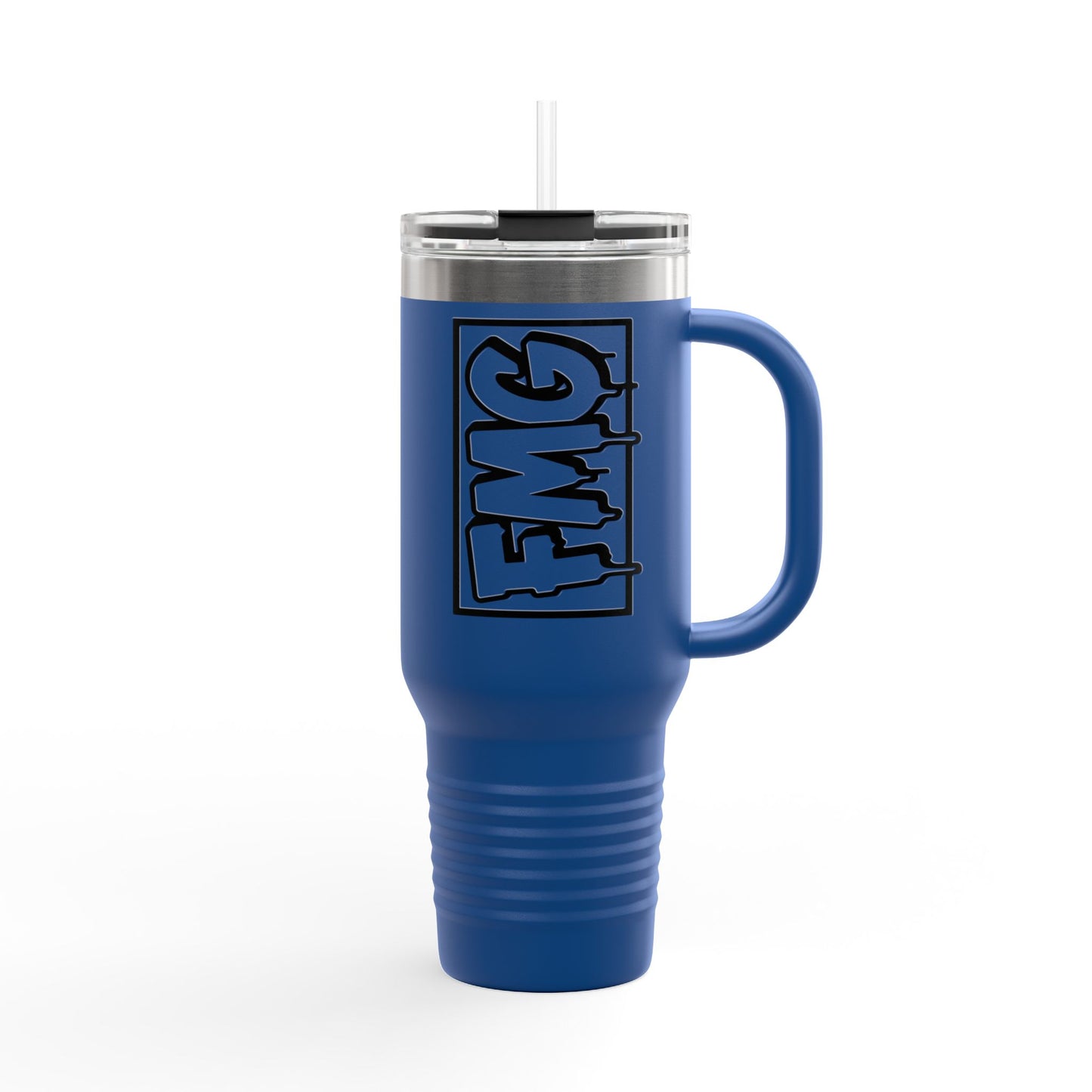 FMG Insulated Travel Mug, 40oz - Perfect for Outdoors, Camping, Road Trips, Coffee Lovers, Gift for Friends, Personalized Drinkware