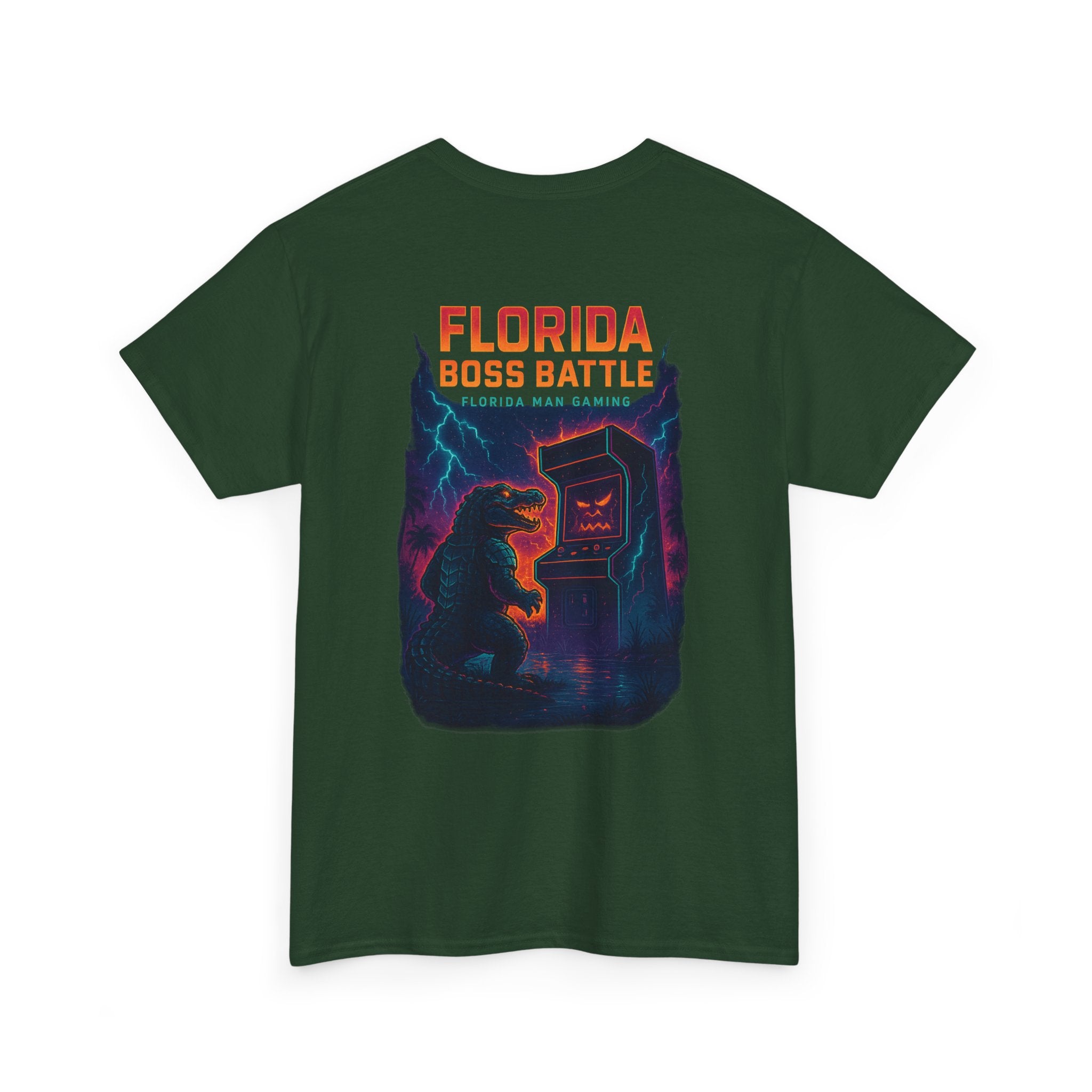 Florida Boss Battle Tee - Unisex Gaming Shirt, Retro Video Game T-Shirt, Gift for Gamers, Cool Casual Wear, Unique Graphic Tee