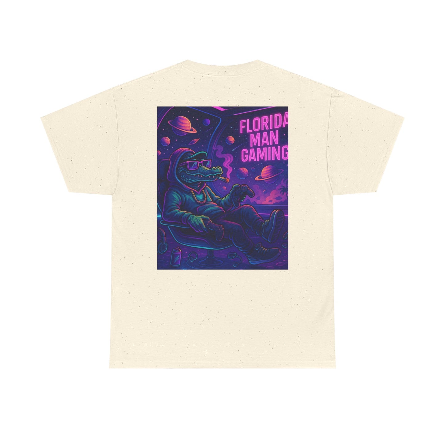 Florida Man Gaming Unisex Cotton Tee, Fun Florida Humor, Gamer Shirt, Unique Gift, Unisex T-shirt