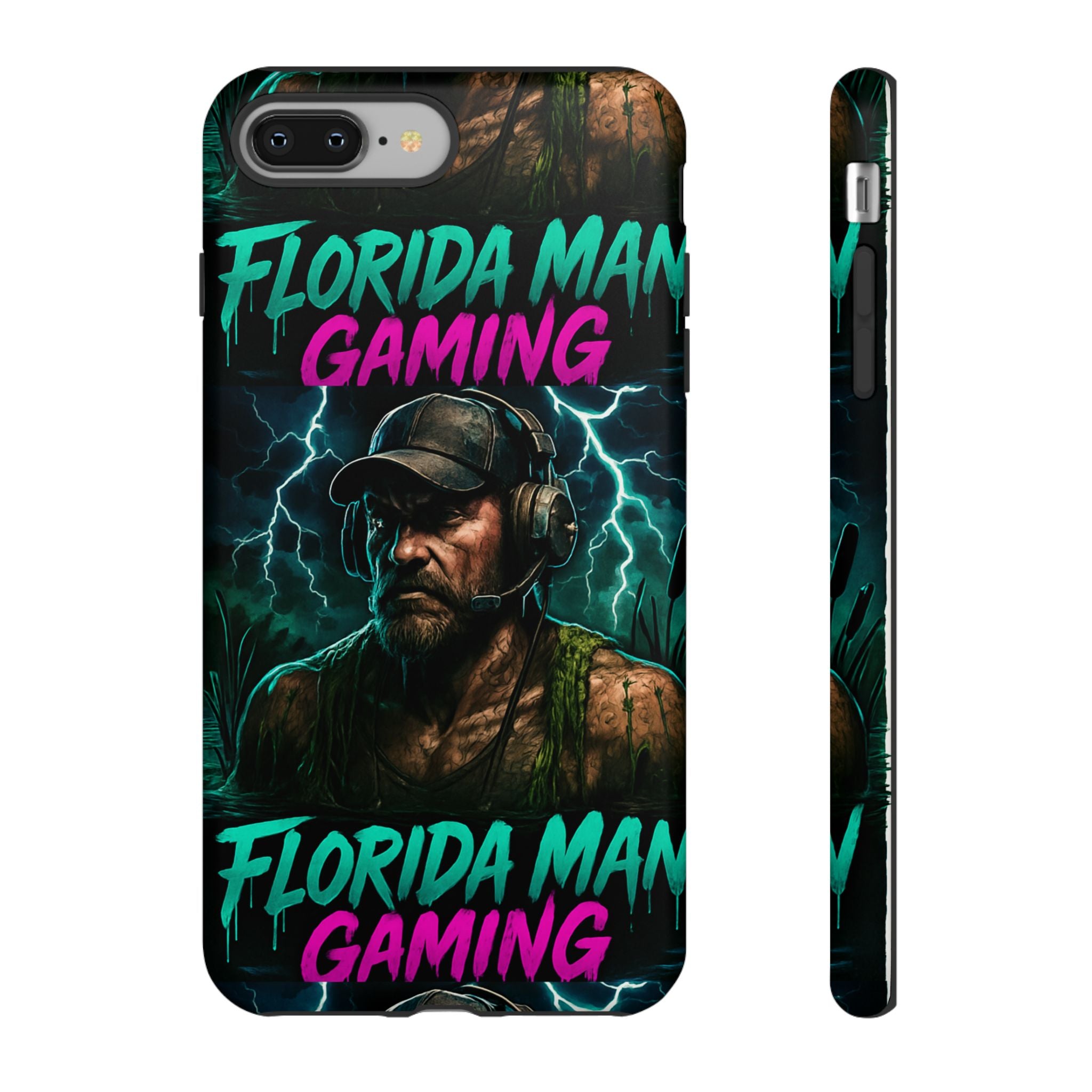 Phone Case - Florida Man Gaming Mascot Rising from the Swamp Tough Case