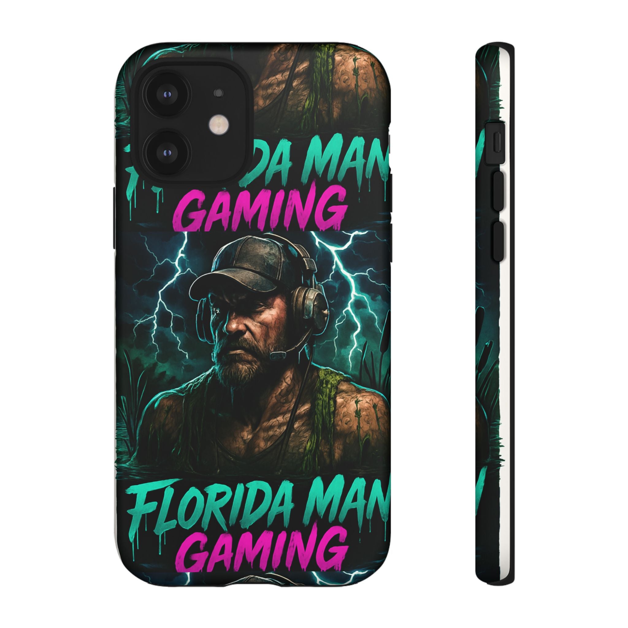 Phone Case - Florida Man Gaming Mascot Rising from the Swamp Tough Case
