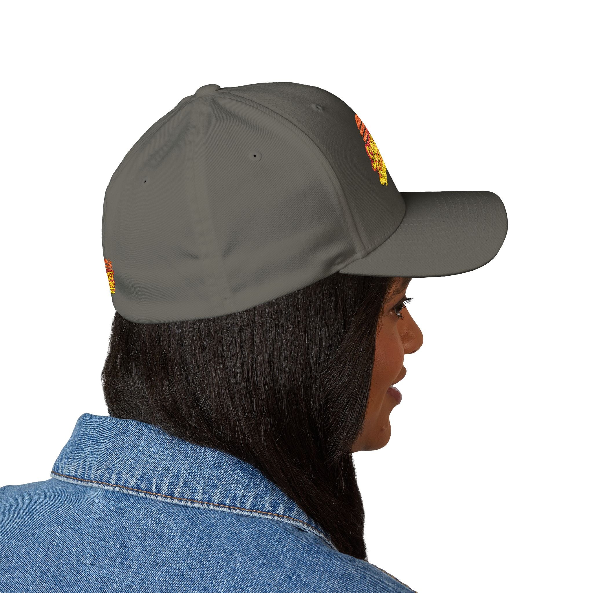 Cap - Sunset Sizzle Embroidery Design - Vaporwave Streetwear