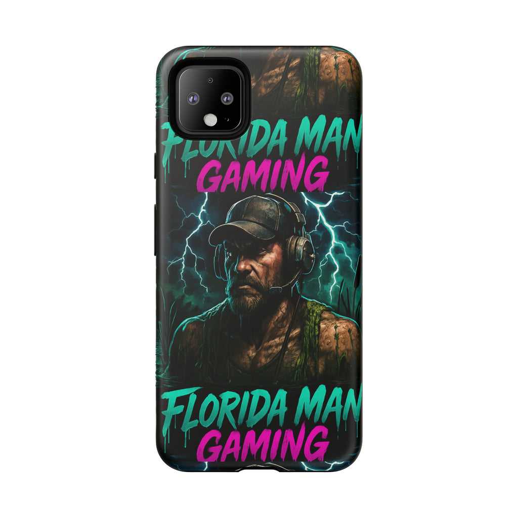 Phone Case - Florida Man Gaming Mascot Rising from the Swamp Tough Case