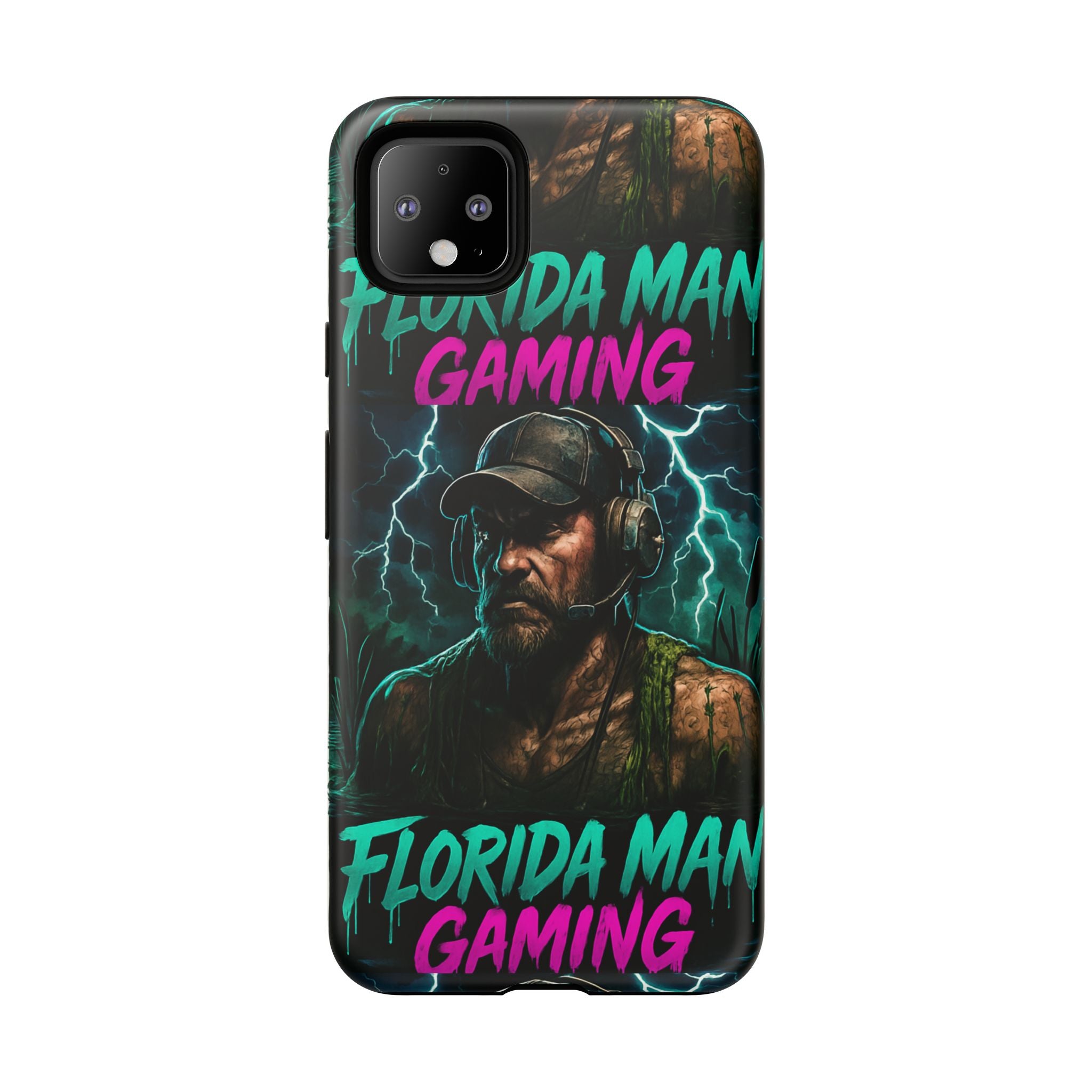 Phone Case - Florida Man Gaming Mascot Rising from the Swamp Tough Case