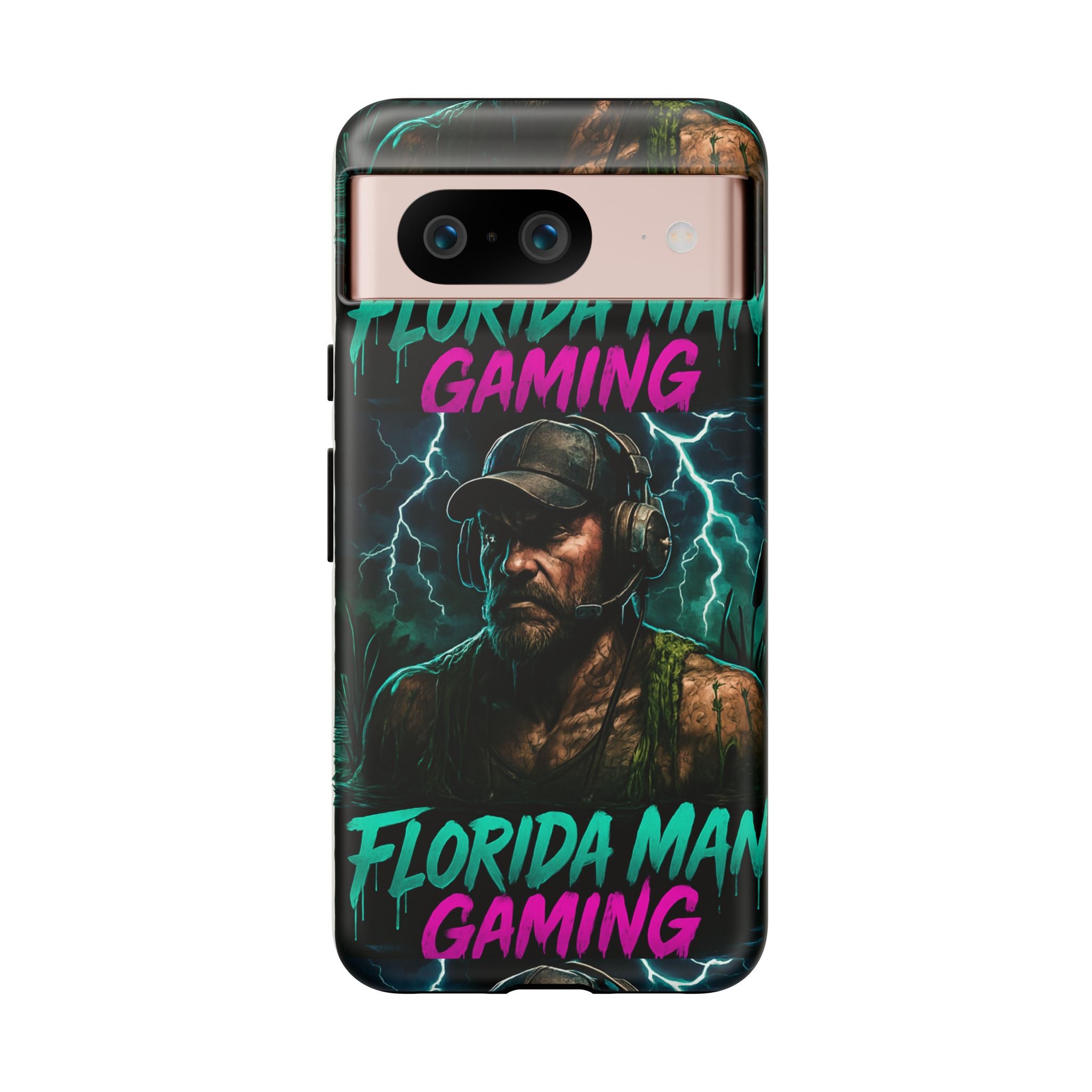 Phone Case - Florida Man Gaming Mascot Rising from the Swamp Tough Case