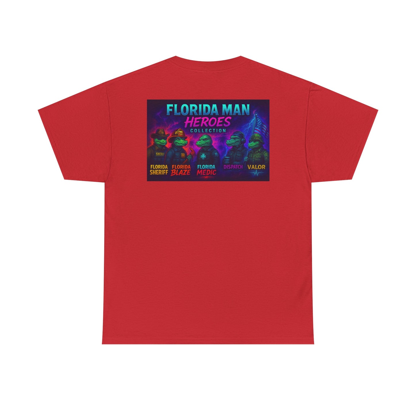 Florida Man Heroes Unisex Tee | Fun Graphic Shirt, Unique Gift, Florida Pride, Casual Style, Funny Tee