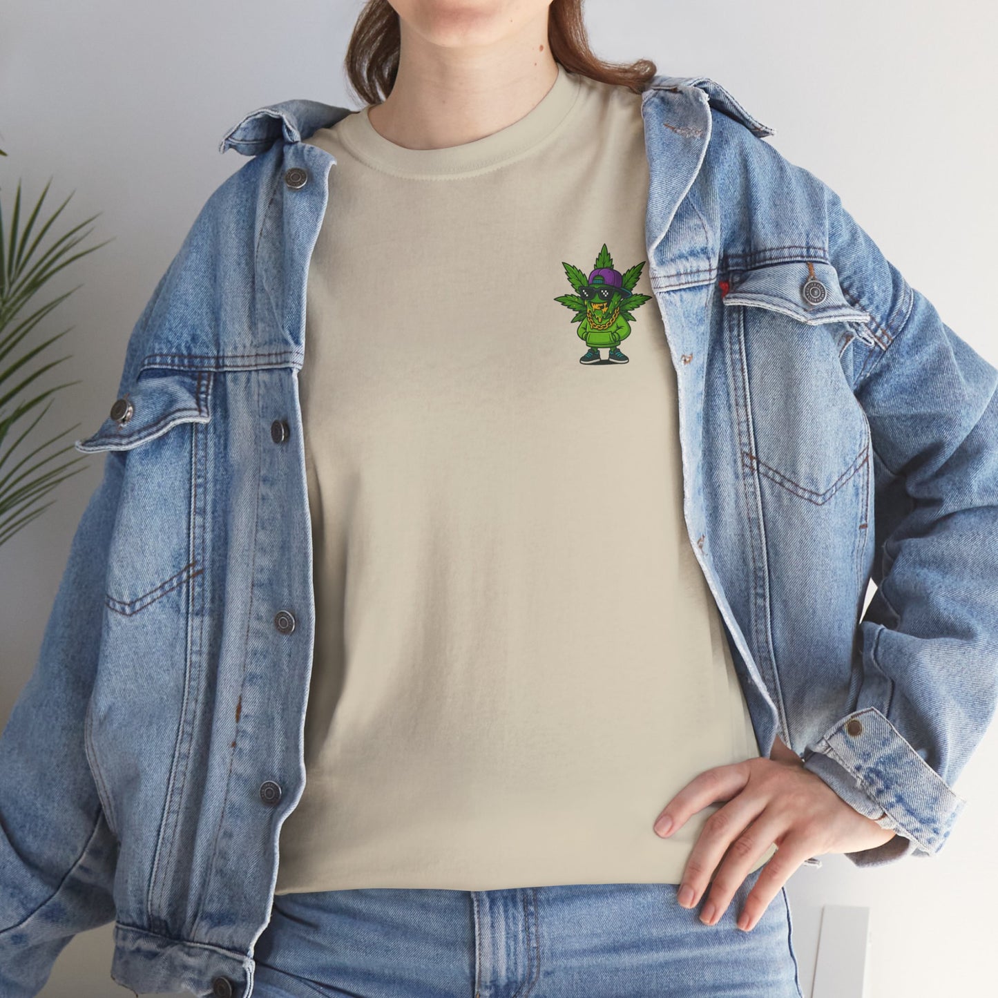 Cool Cannabis Vibe Unisex Tee - Stoner Gift, Weed Lovers Shirt, Hip Hop Style Tee, Indoor/Outdoor Wear, Party Wear