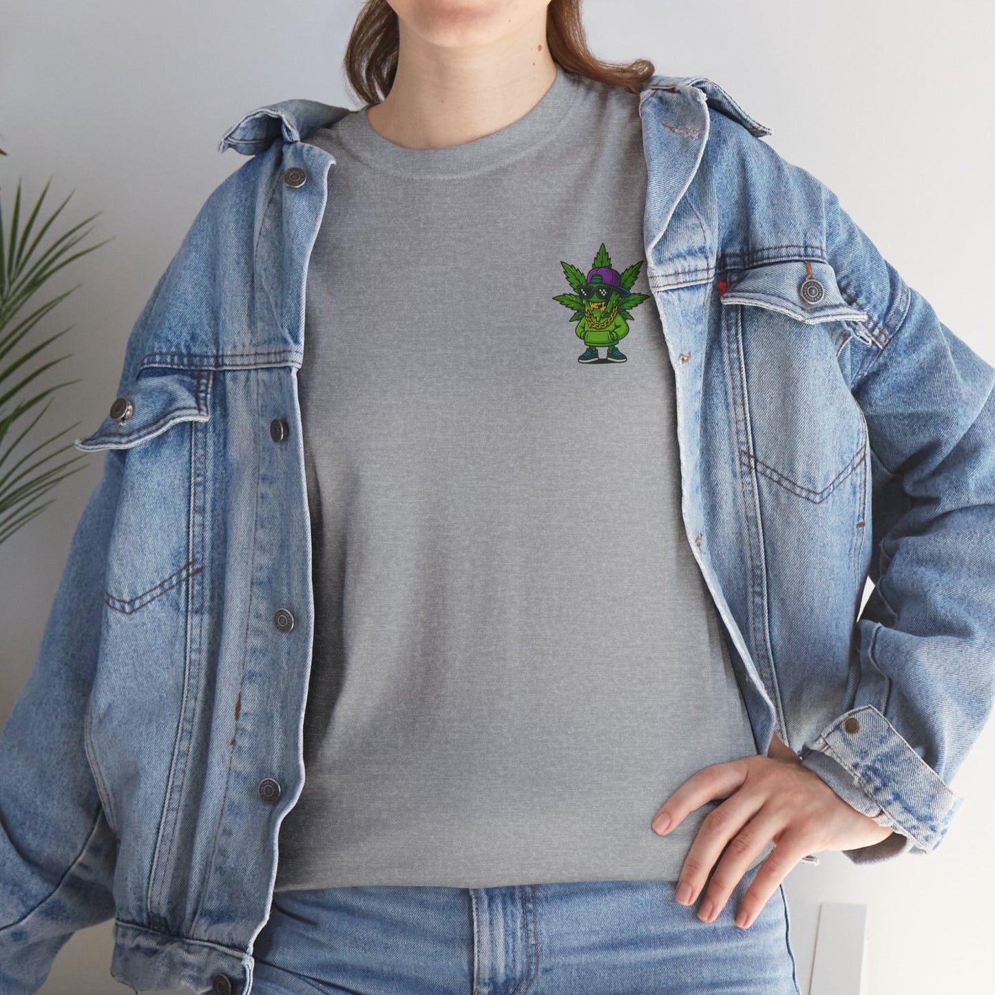 Cool Cannabis Vibe Unisex Tee - Stoner Gift, Weed Lovers Shirt, Hip Hop Style Tee, Indoor/Outdoor Wear, Party Wear