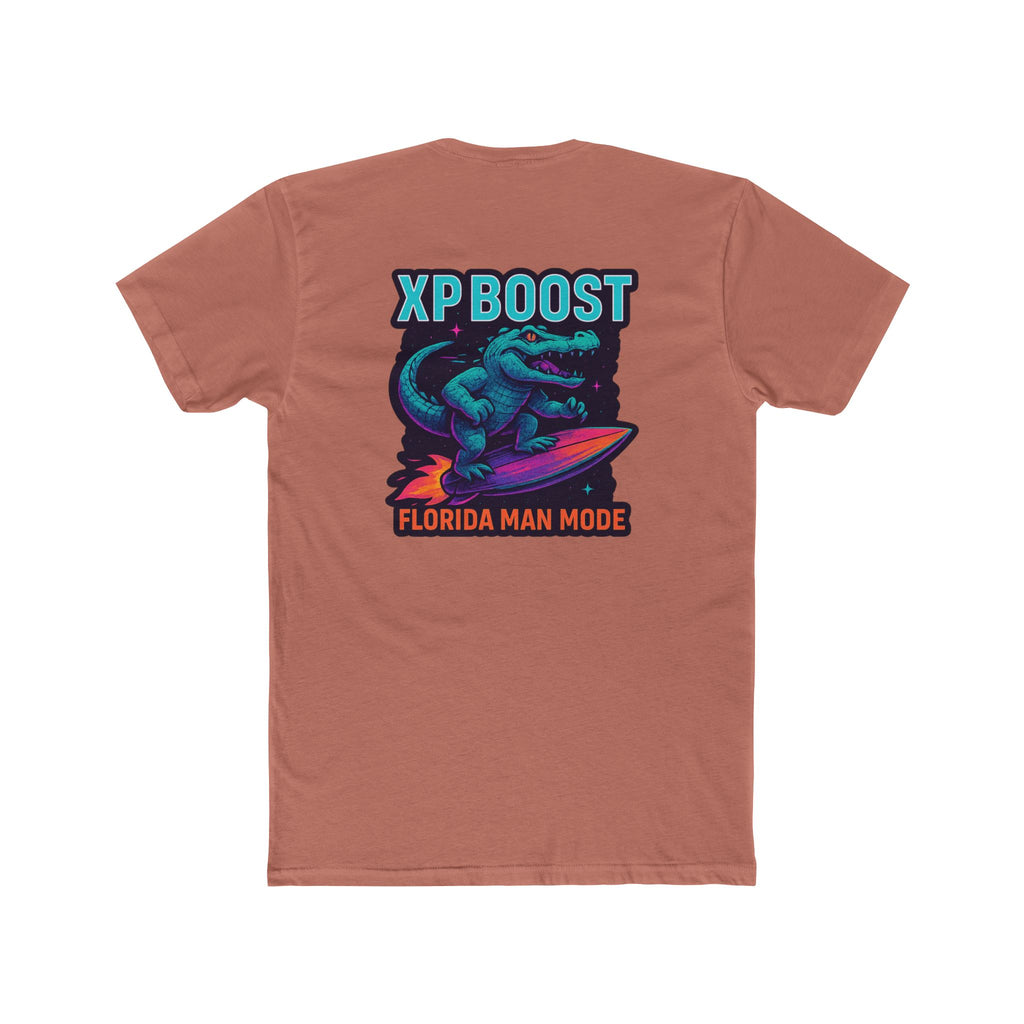 Florida Man Crew Tee: Gaming Humor Shirt, Fun Gift for Gamers, Unisex Tee for Parties, Retro Style Casual Wear, Unique Birthday Present