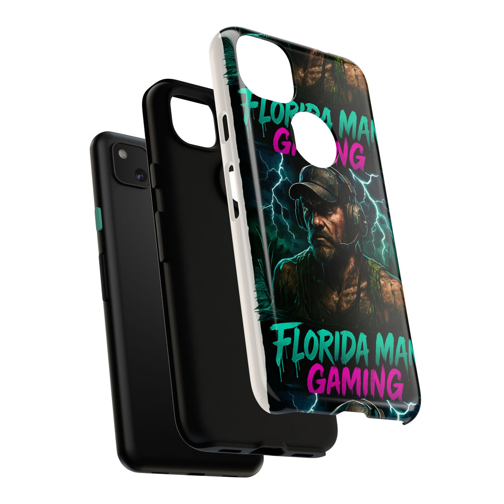 Phone Case - Florida Man Gaming Mascot Rising from the Swamp Tough Case