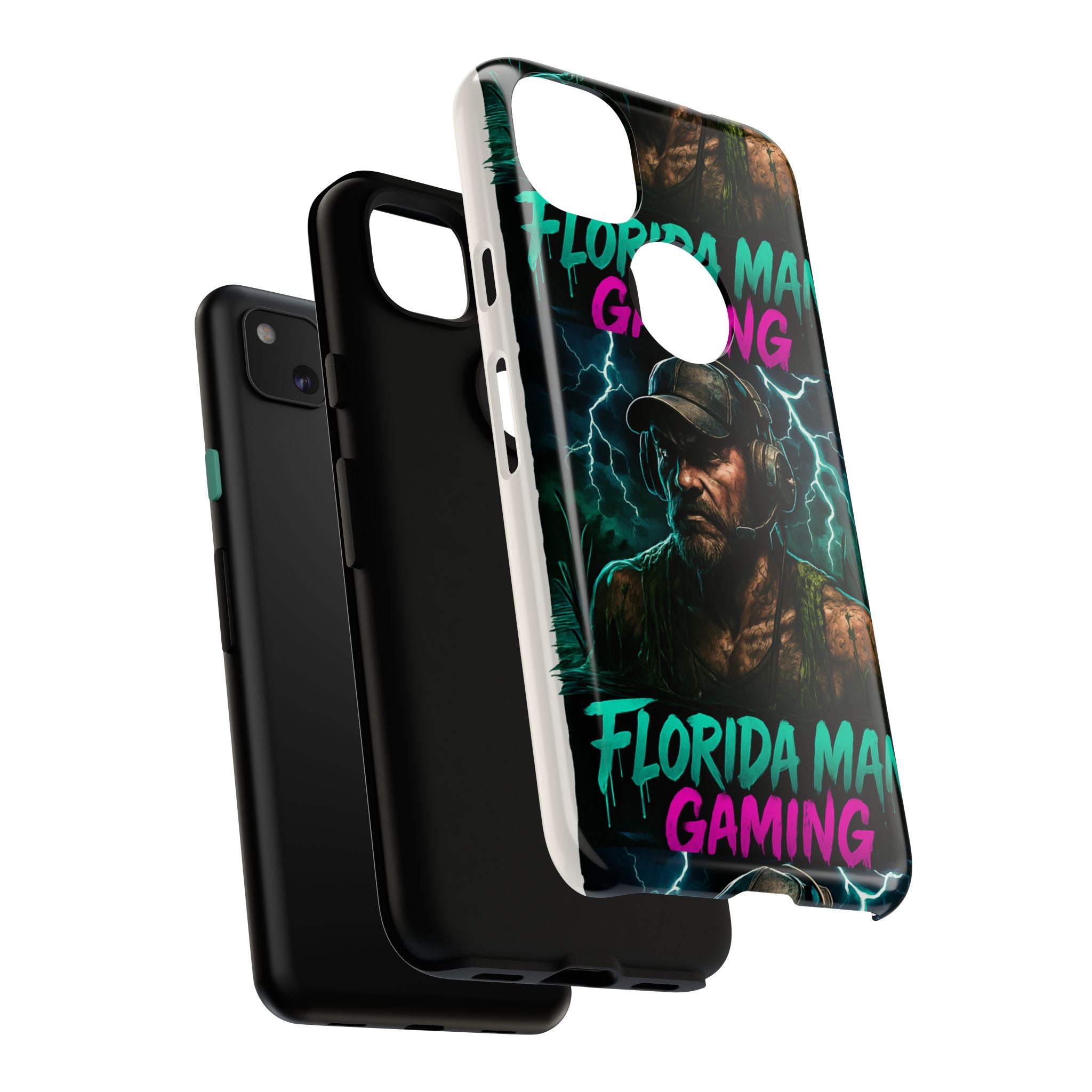 Phone Case - Florida Man Gaming Mascot Rising from the Swamp Tough Case