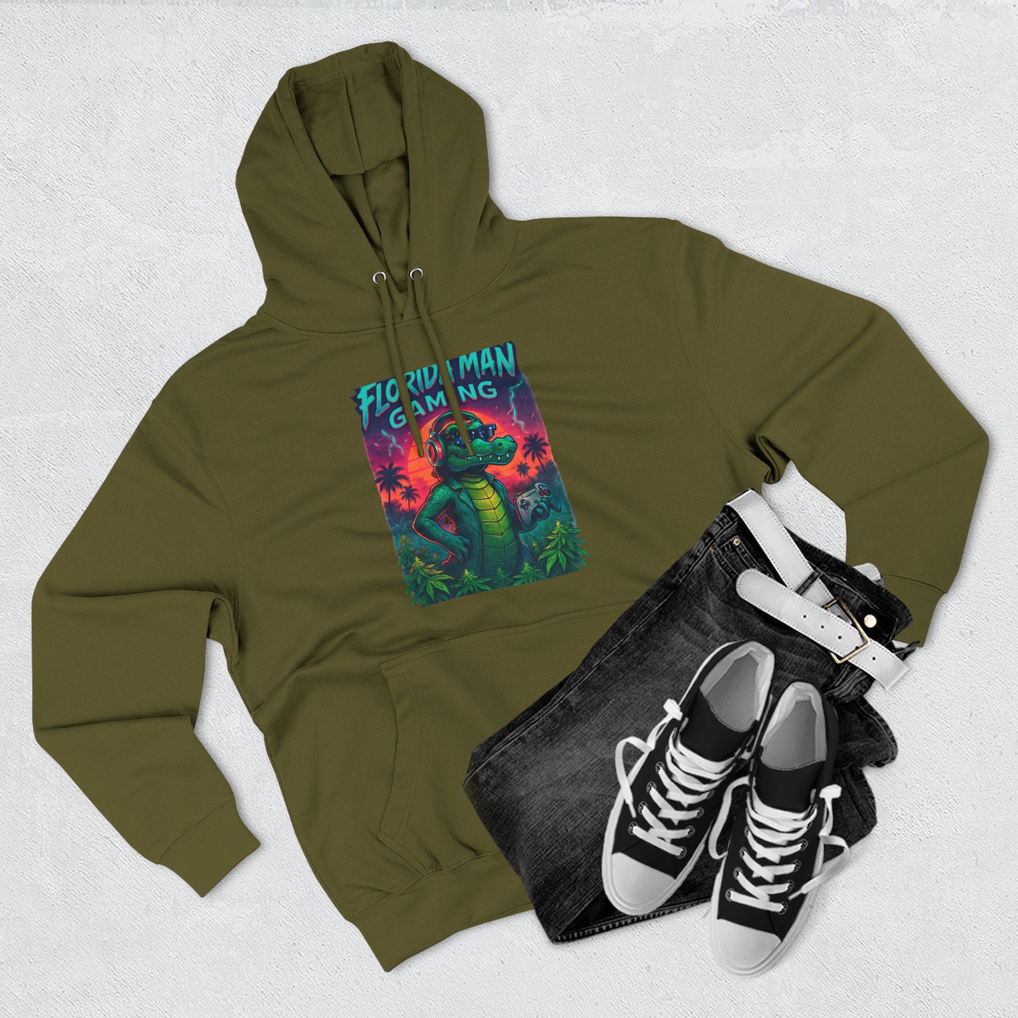Gamer Fleece Hoodie - Cozy Dragon Design, Perfect for Gaming Sessions, Gifts for Gamers, Casual Wear, Fun Streetwear