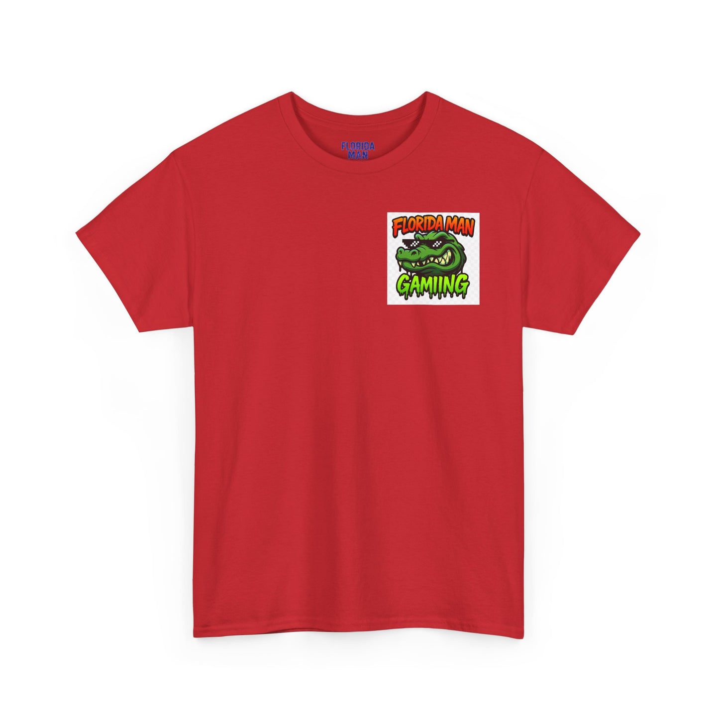 Florida Man Gaming Tee, Unisex Cotton Shirt, Fun Gaming Shirt, Casual Wear, Gift for Gamers, Trendy Graphic Tee