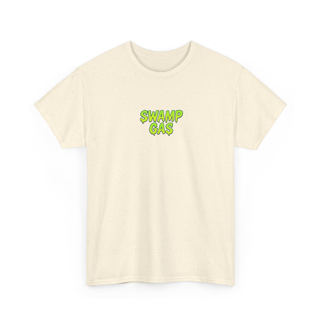 Swamp Gas Monster Unisex Tee, Fun Graphic Shirt, Gift for Monster Lovers, Casual Wear, Halloween Apparel, Youth and Adult Sizes