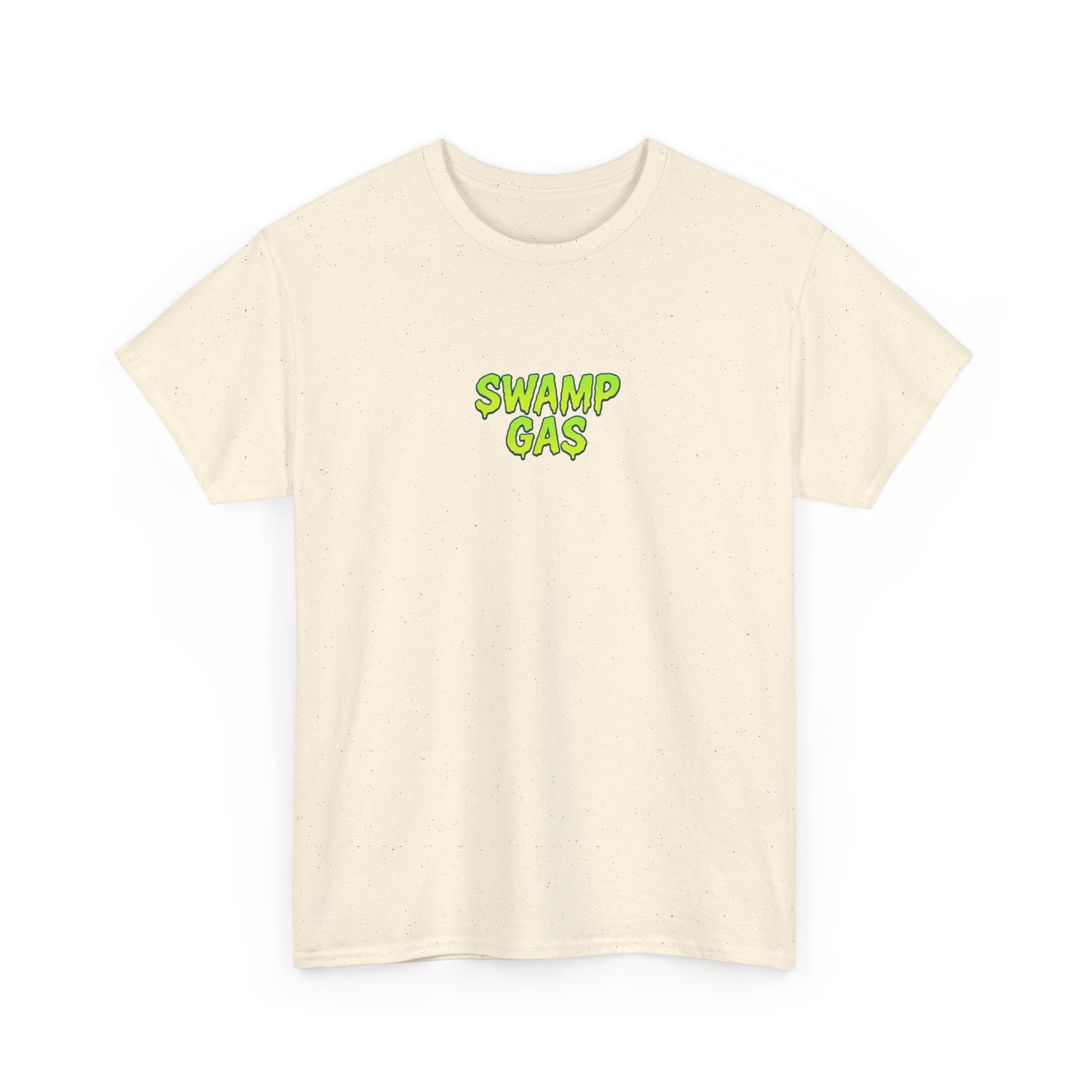 Swamp Gas Monster Unisex Tee, Fun Graphic Shirt, Gift for Monster Lovers, Casual Wear, Halloween Apparel, Youth and Adult Sizes