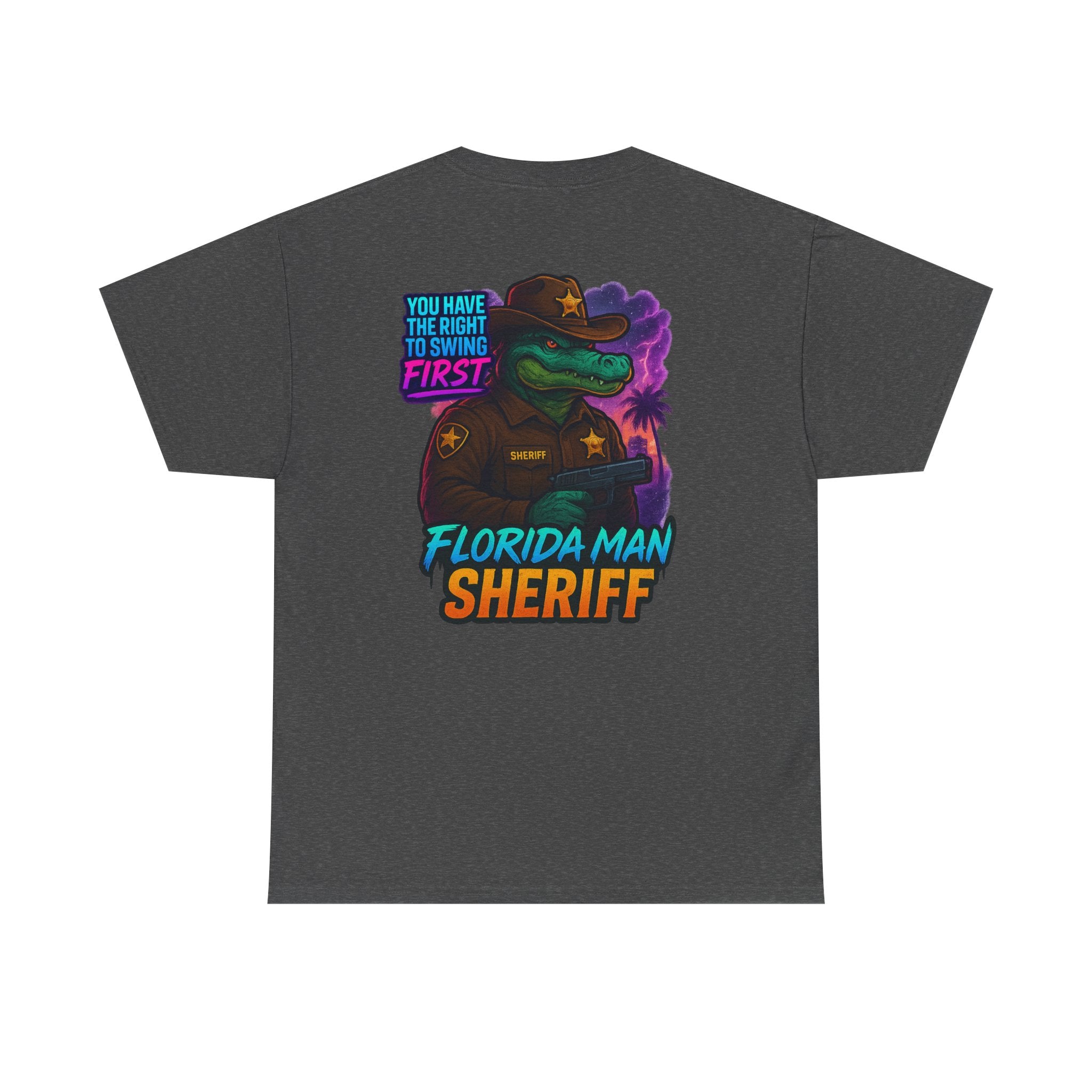 Florida Man Sheriff Tee - Fun Unisex Cotton T-Shirt, Graphic Tee for Florida Lovers, Gift for Dads, Unique Humor Shirt, Casual Wear