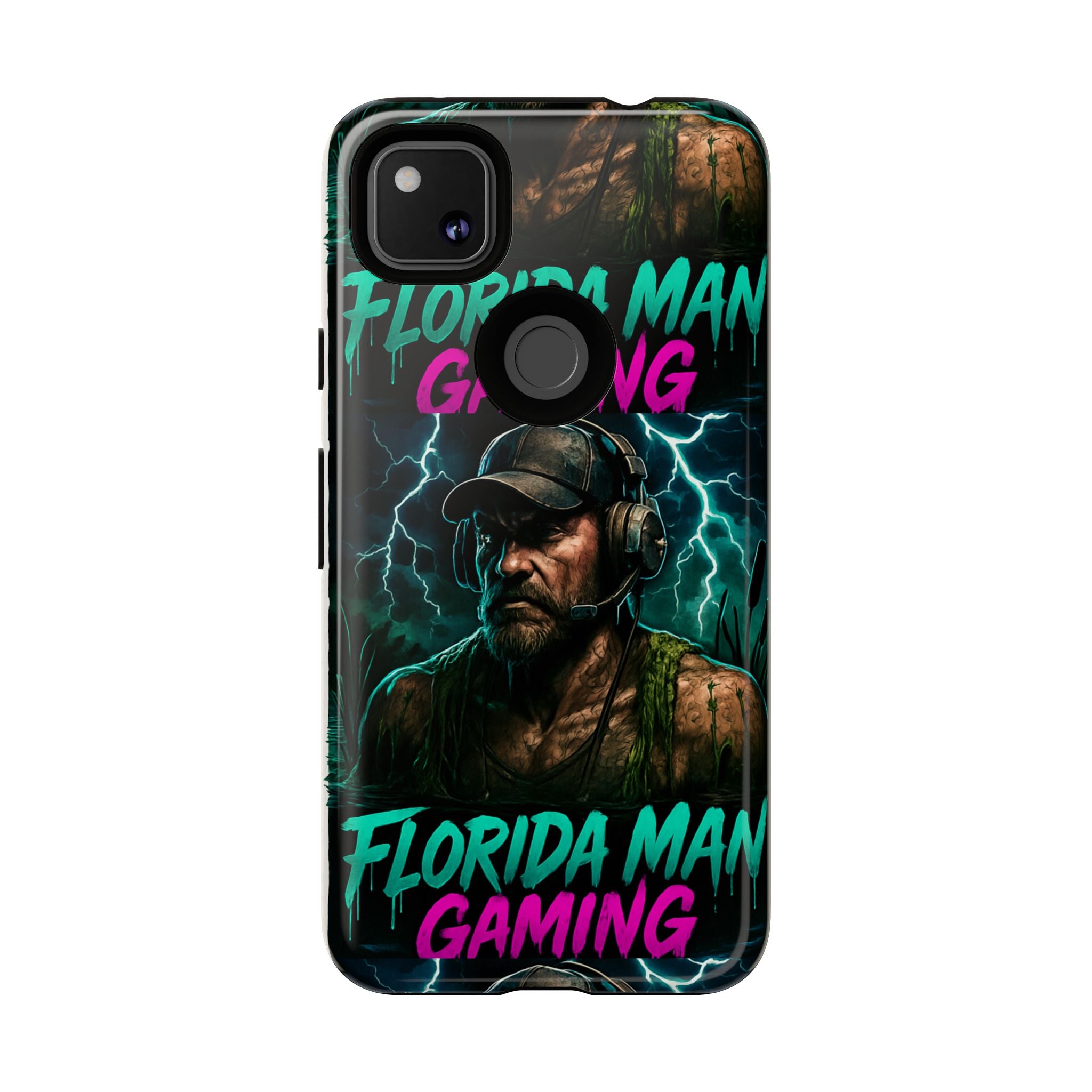 Phone Case - Florida Man Gaming Mascot Rising from the Swamp Tough Case