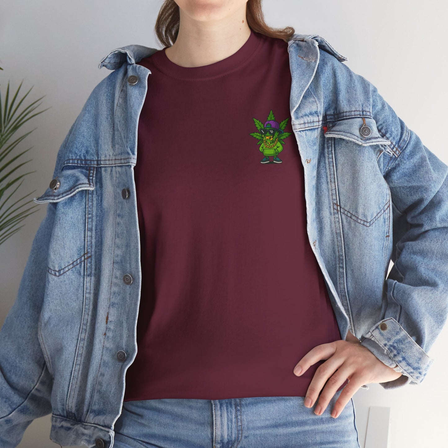 Cool Cannabis Vibe Unisex Tee - Stoner Gift, Weed Lovers Shirt, Hip Hop Style Tee, Indoor/Outdoor Wear, Party Wear
